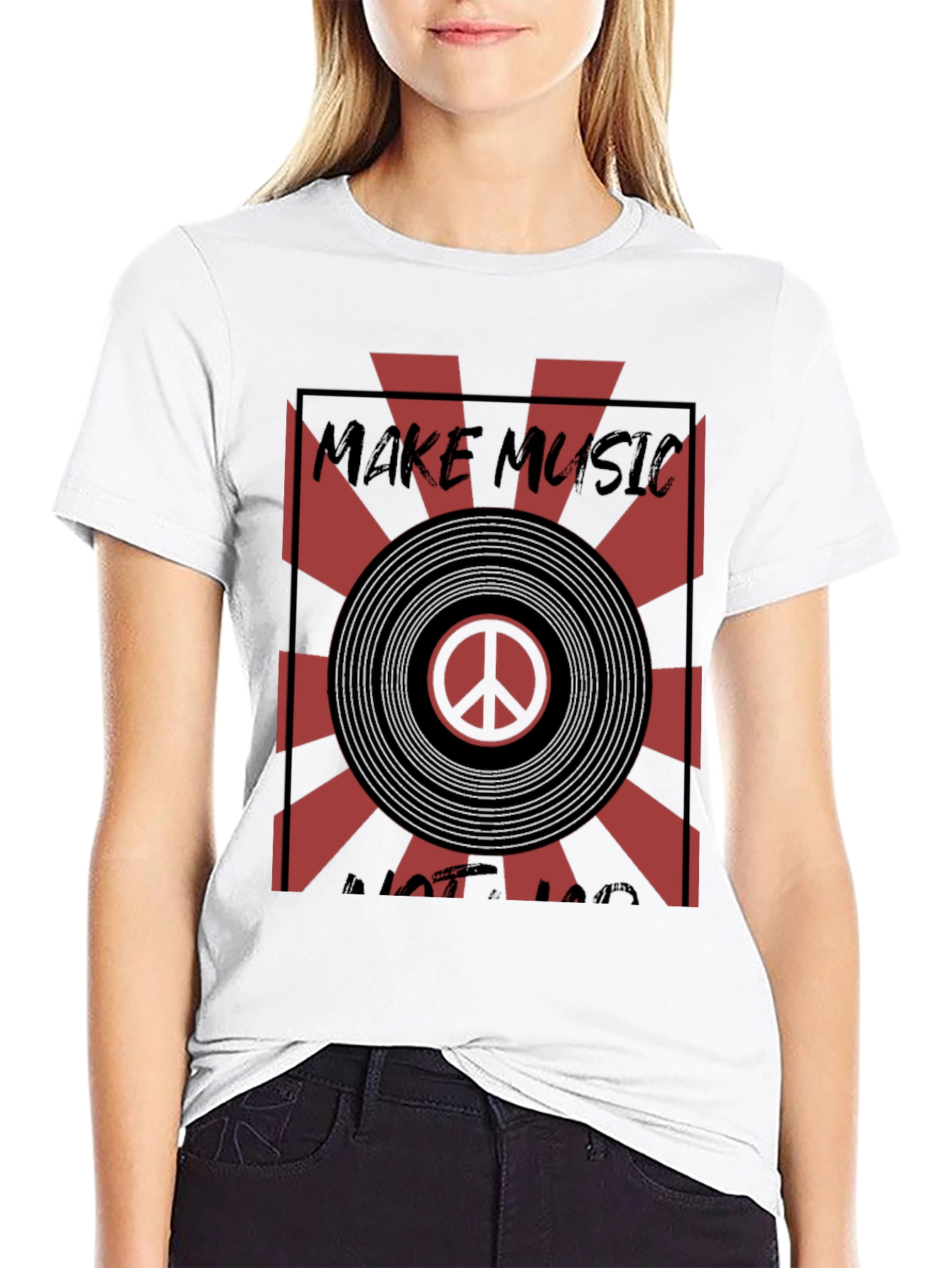 Make Music Not War T-Shirt