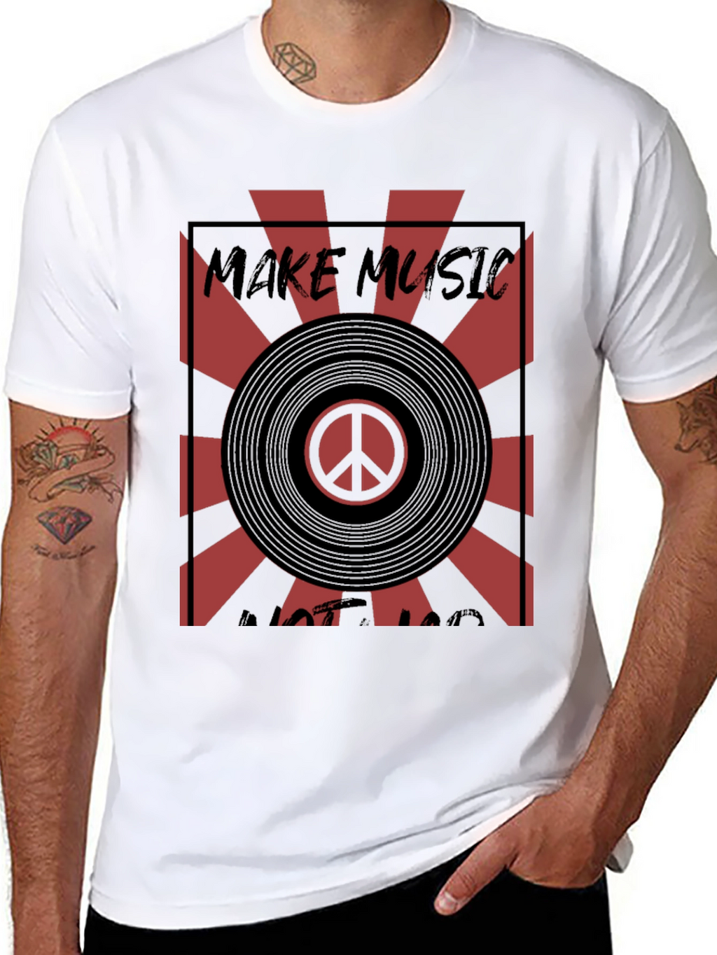 Make Music Not War T-Shirt