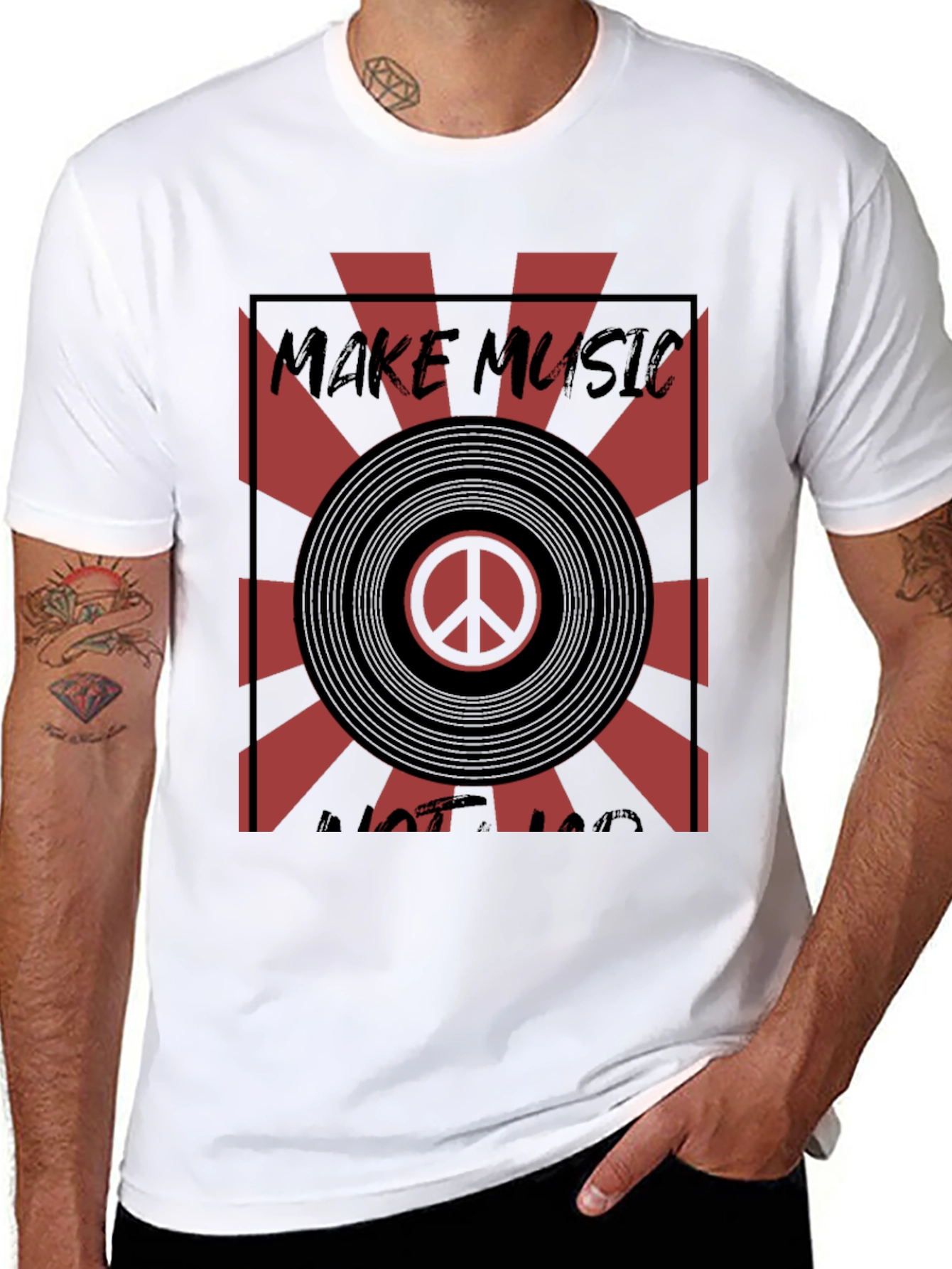Make Music Not War T-Shirt