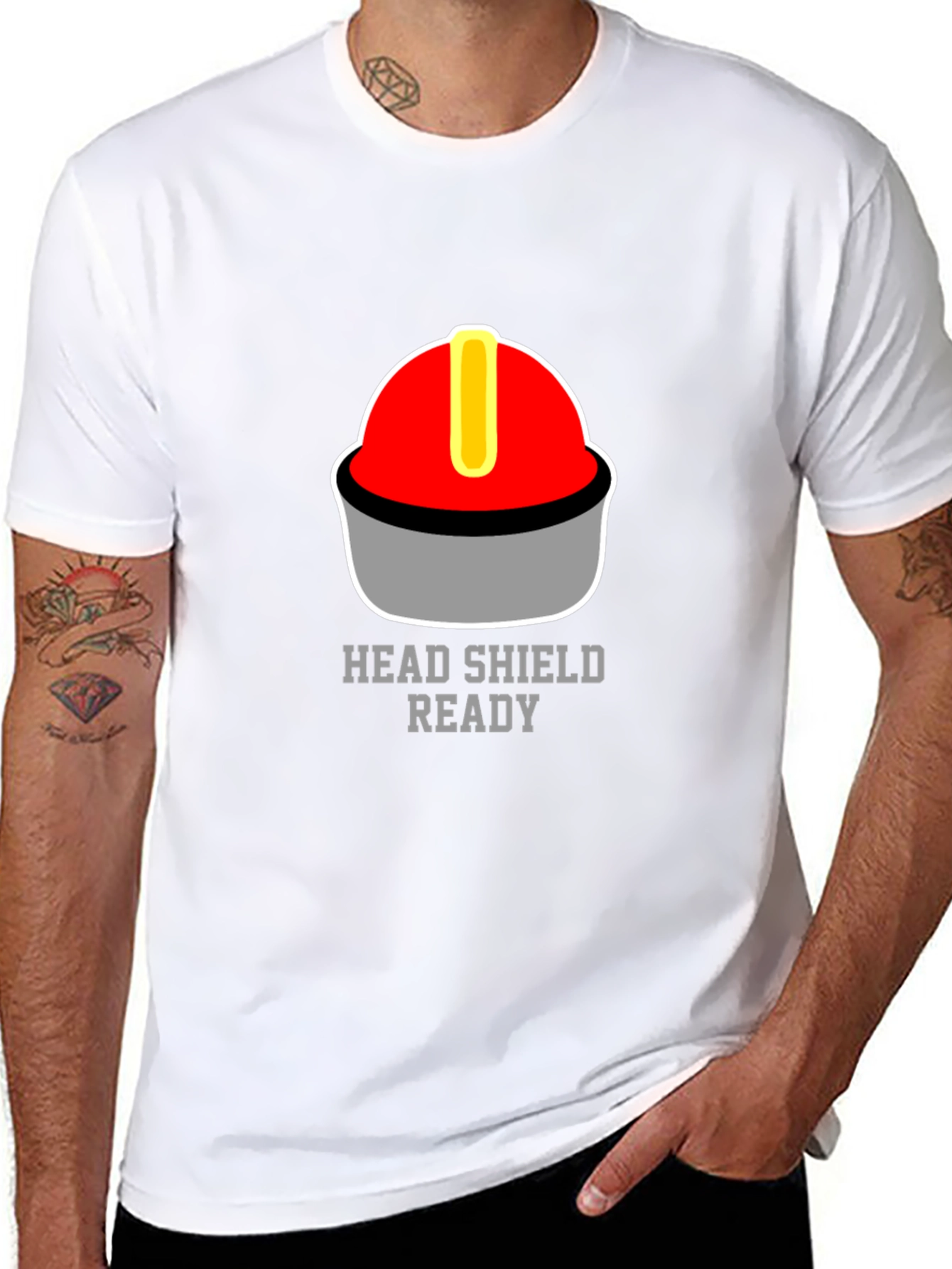 Head Shield Ready Graphic Tee