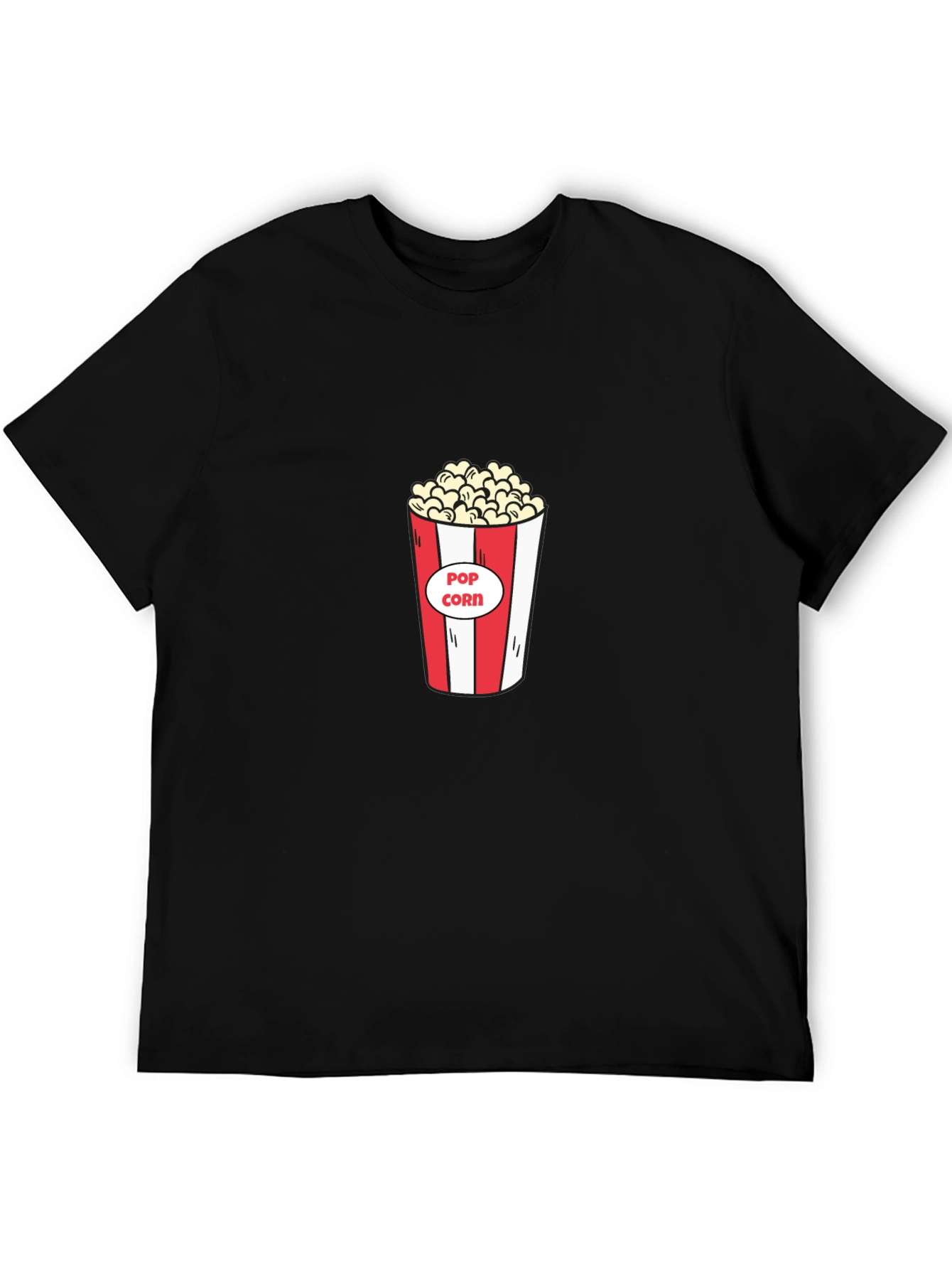 Popcorn Graphic Tee - Movie Night Ready!