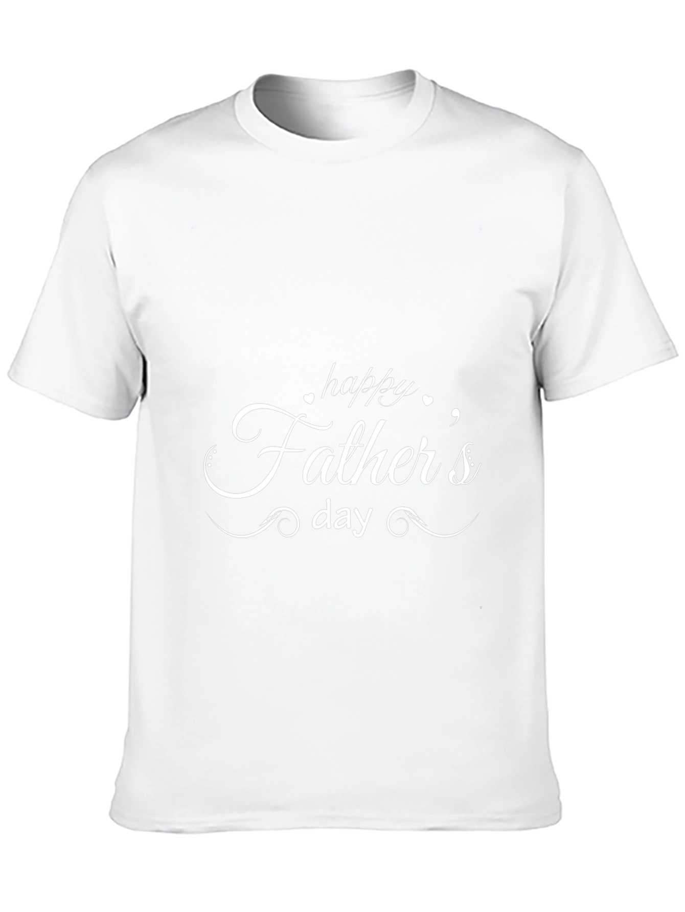 Happy Fathers Day Black T-Shirt