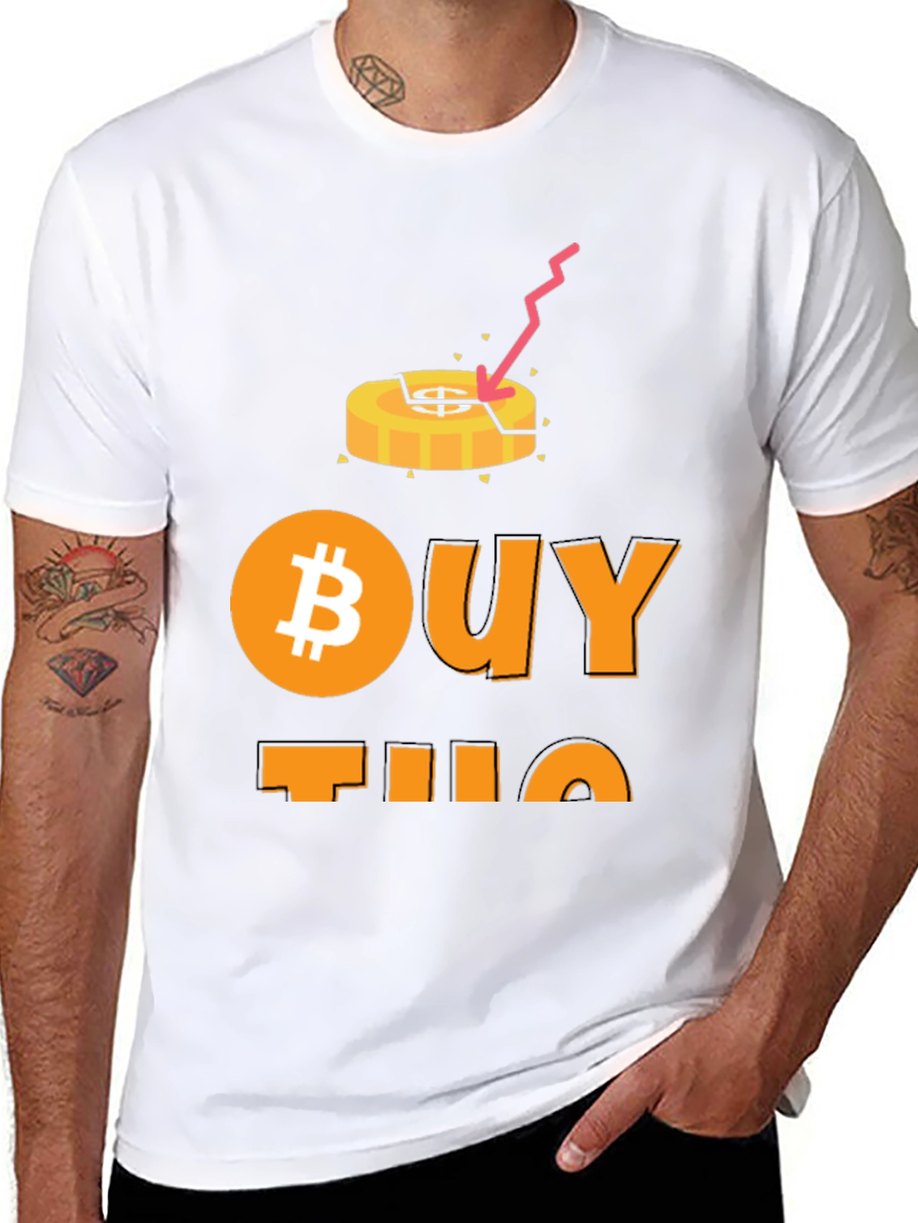 Bitcoin Buy the Dip T-Shirt Crypto