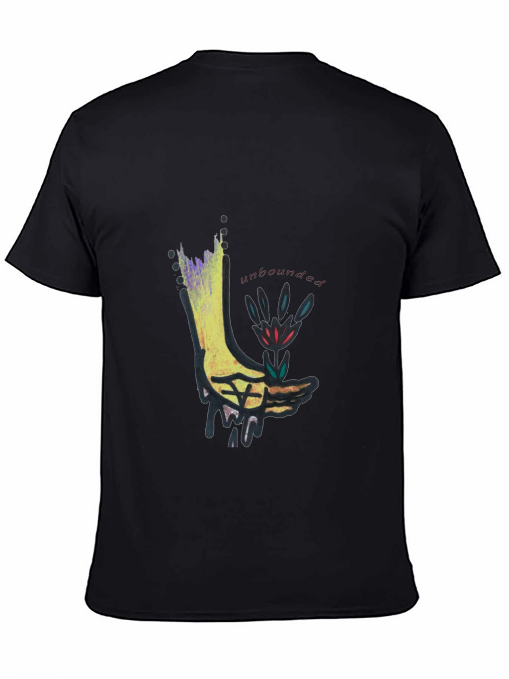 Unbounded Graphic Black T-Shirt