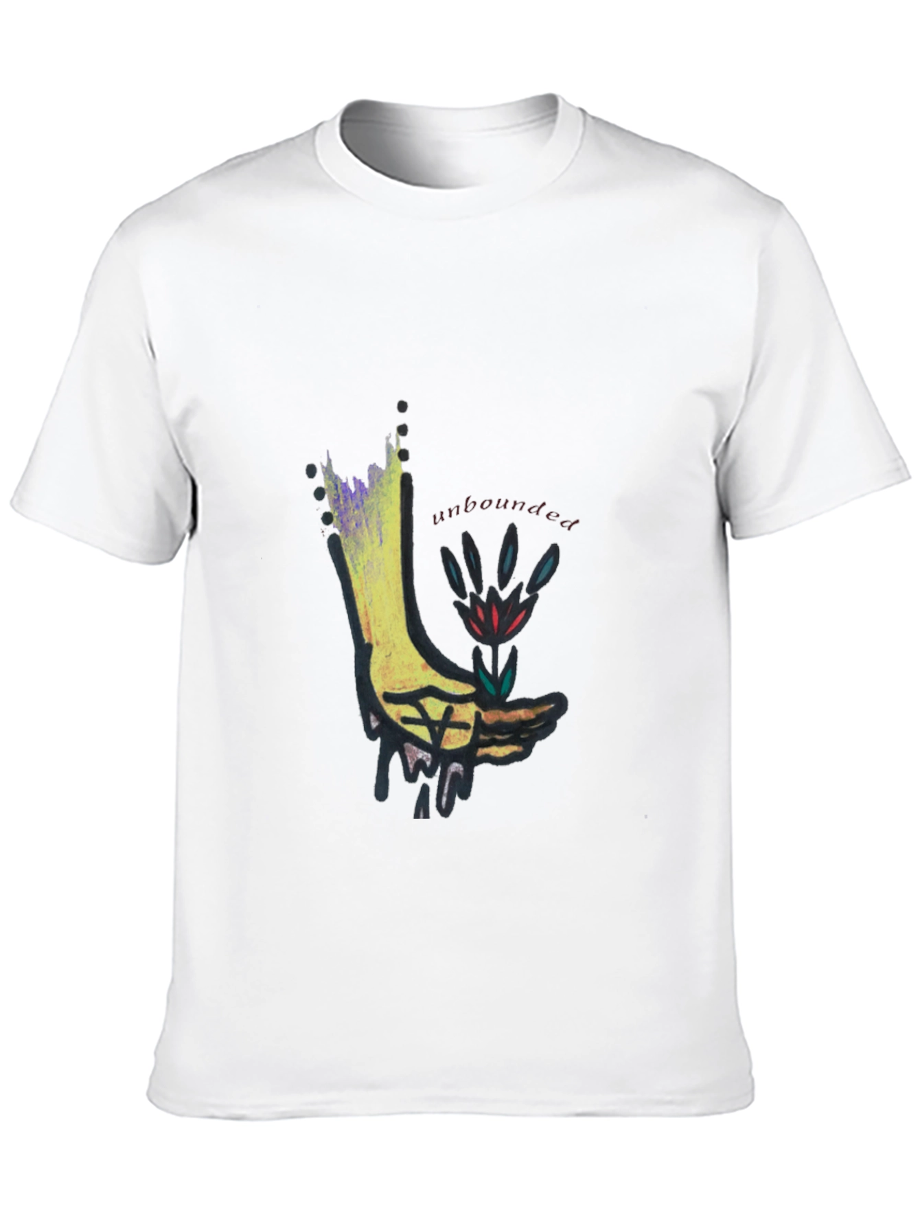 Unbounded Graphic Black T-Shirt