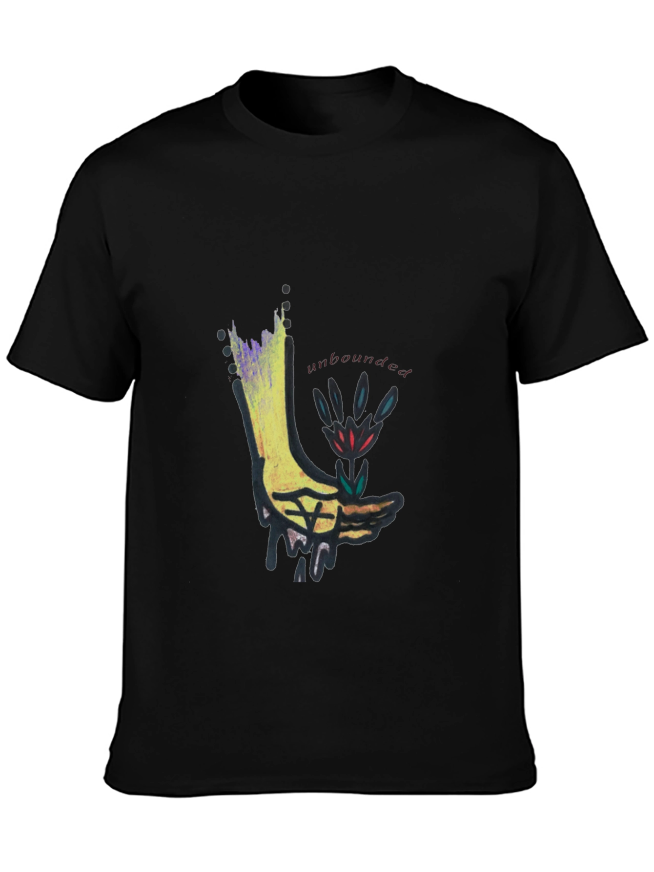 Unbounded Graphic Black T-Shirt