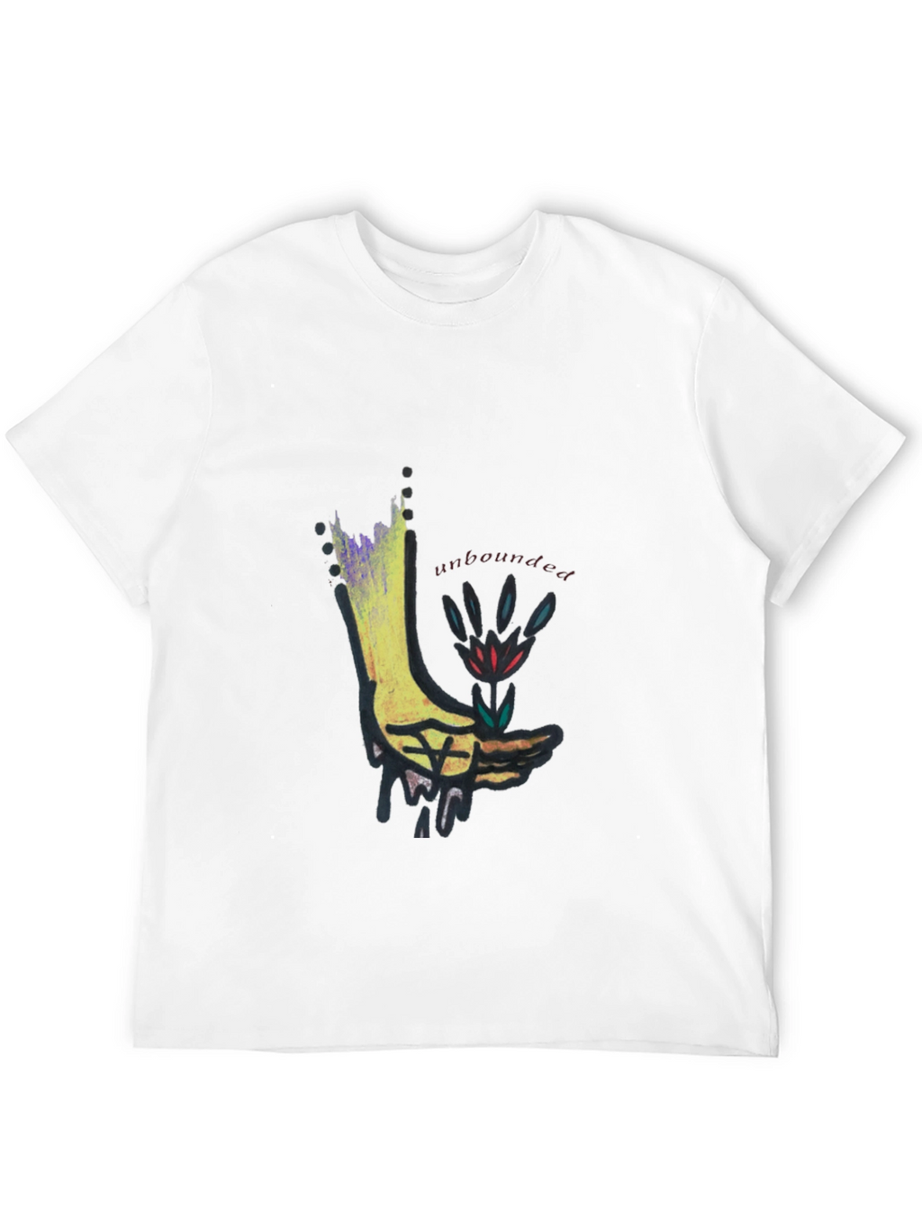Unbounded Graphic Black T-Shirt
