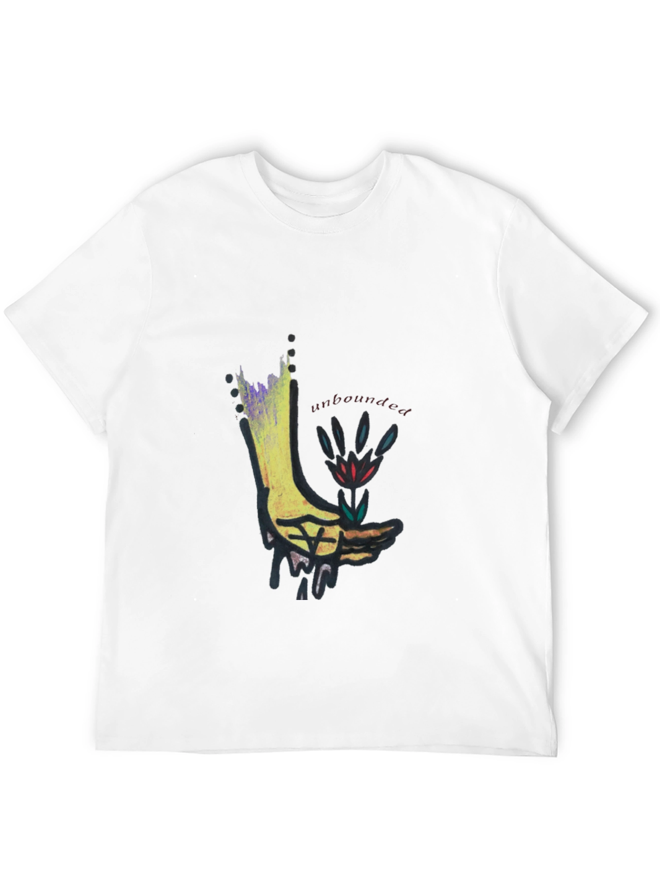 Unbounded Graphic Black T-Shirt