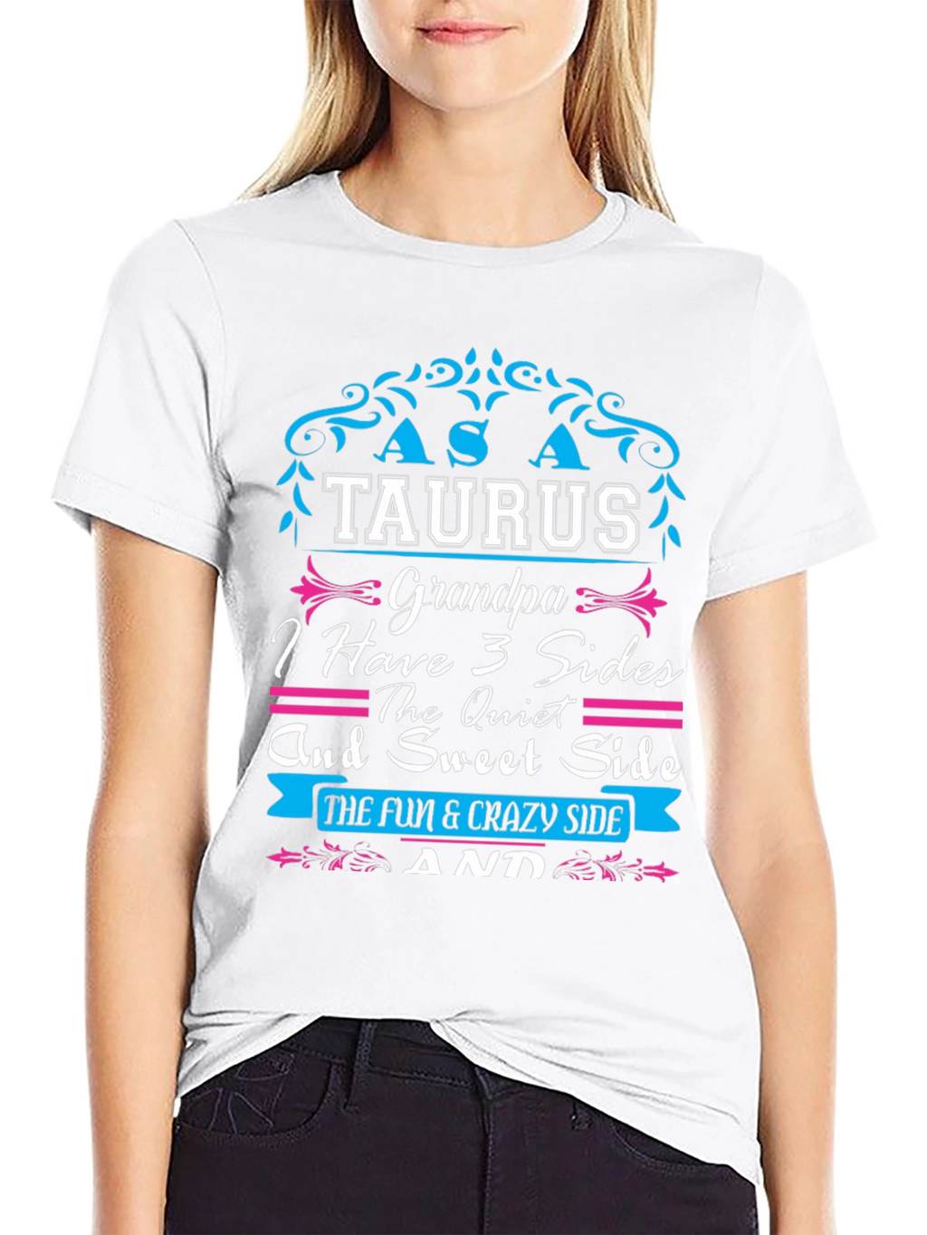 Taurus Grandpa T-Shirt - 3 Sides Tee