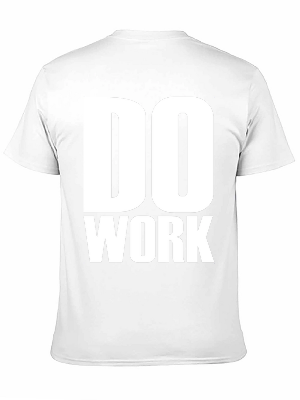 Do Work Graphic Print Black T-Shirt
