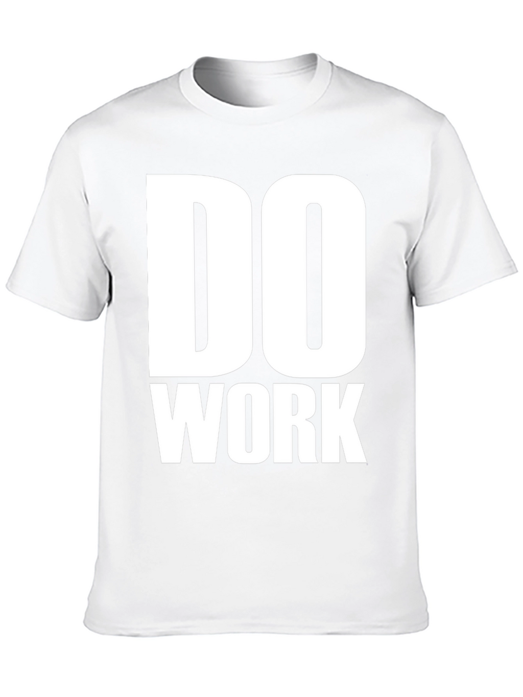 Do Work Graphic Print Black T-Shirt