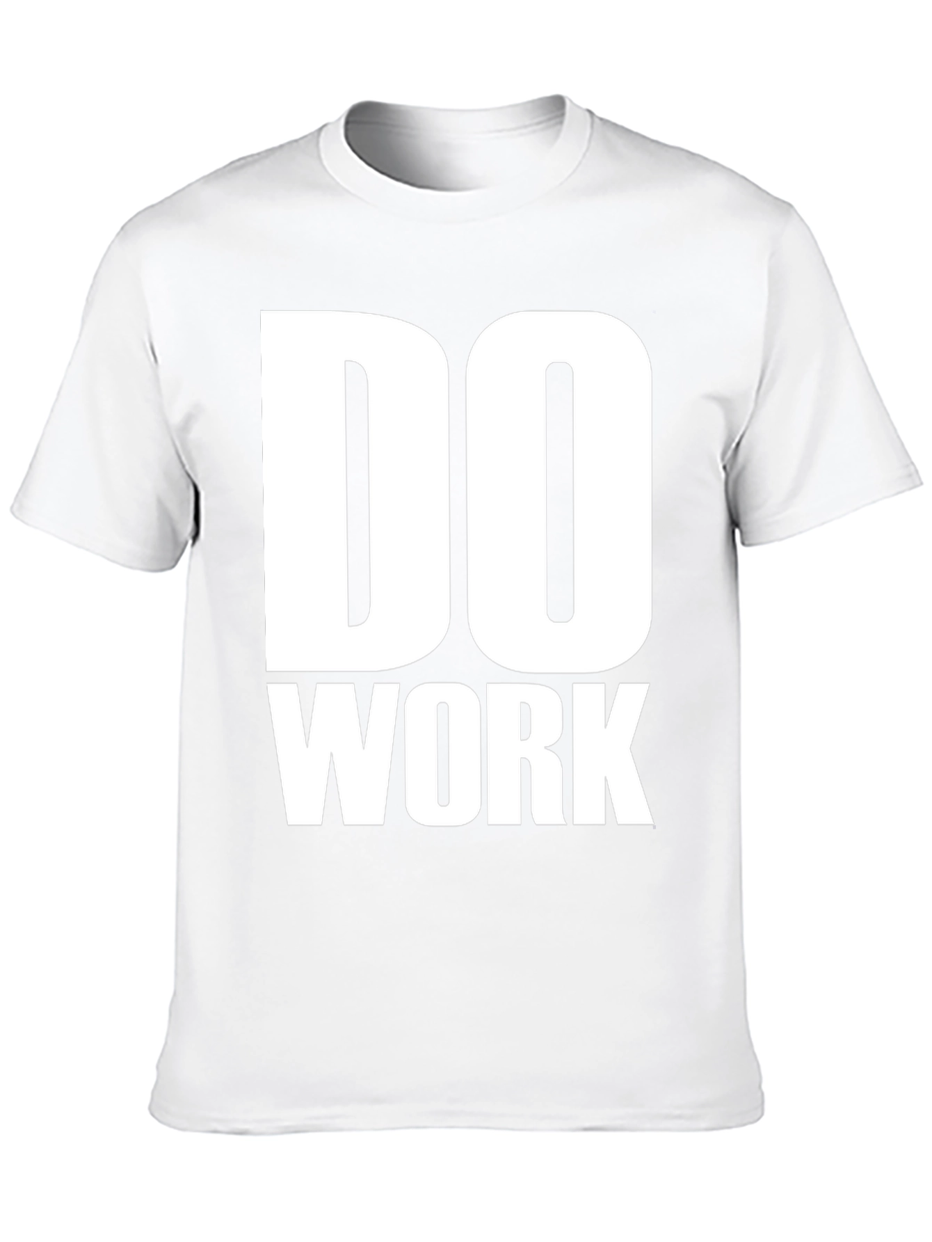 Do Work Graphic Print Black T-Shirt