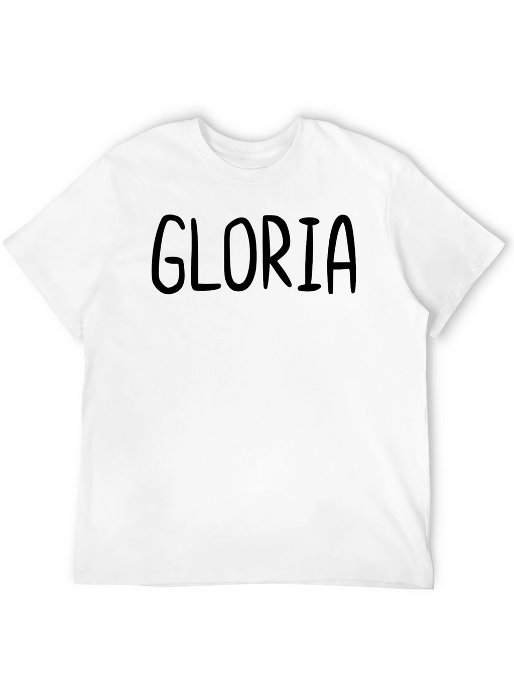 Gloria Personalized Black T-Shirt