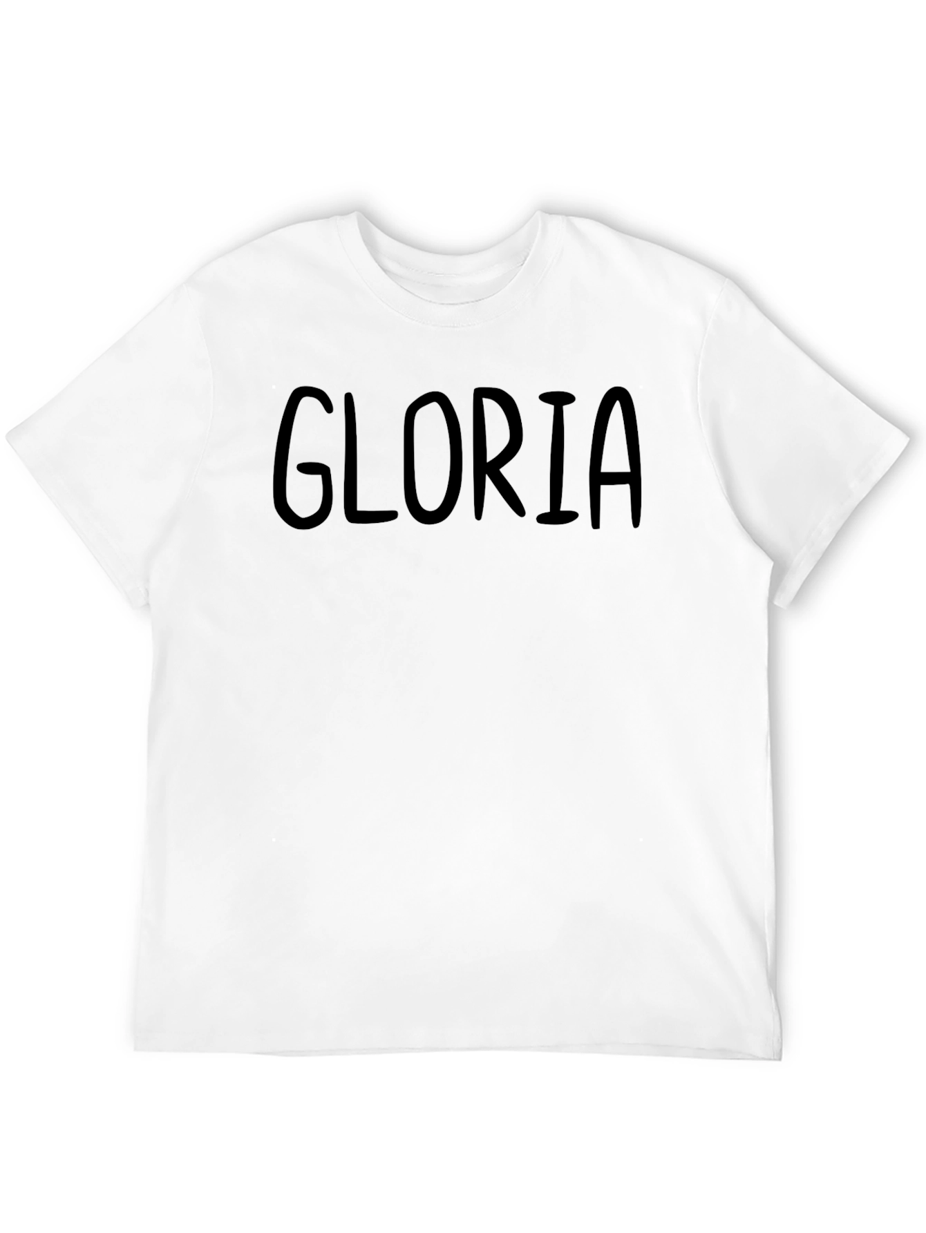 Gloria Personalized Black T-Shirt