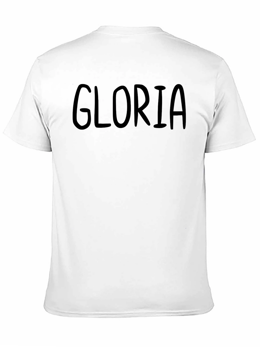 Gloria Personalized Black T-Shirt