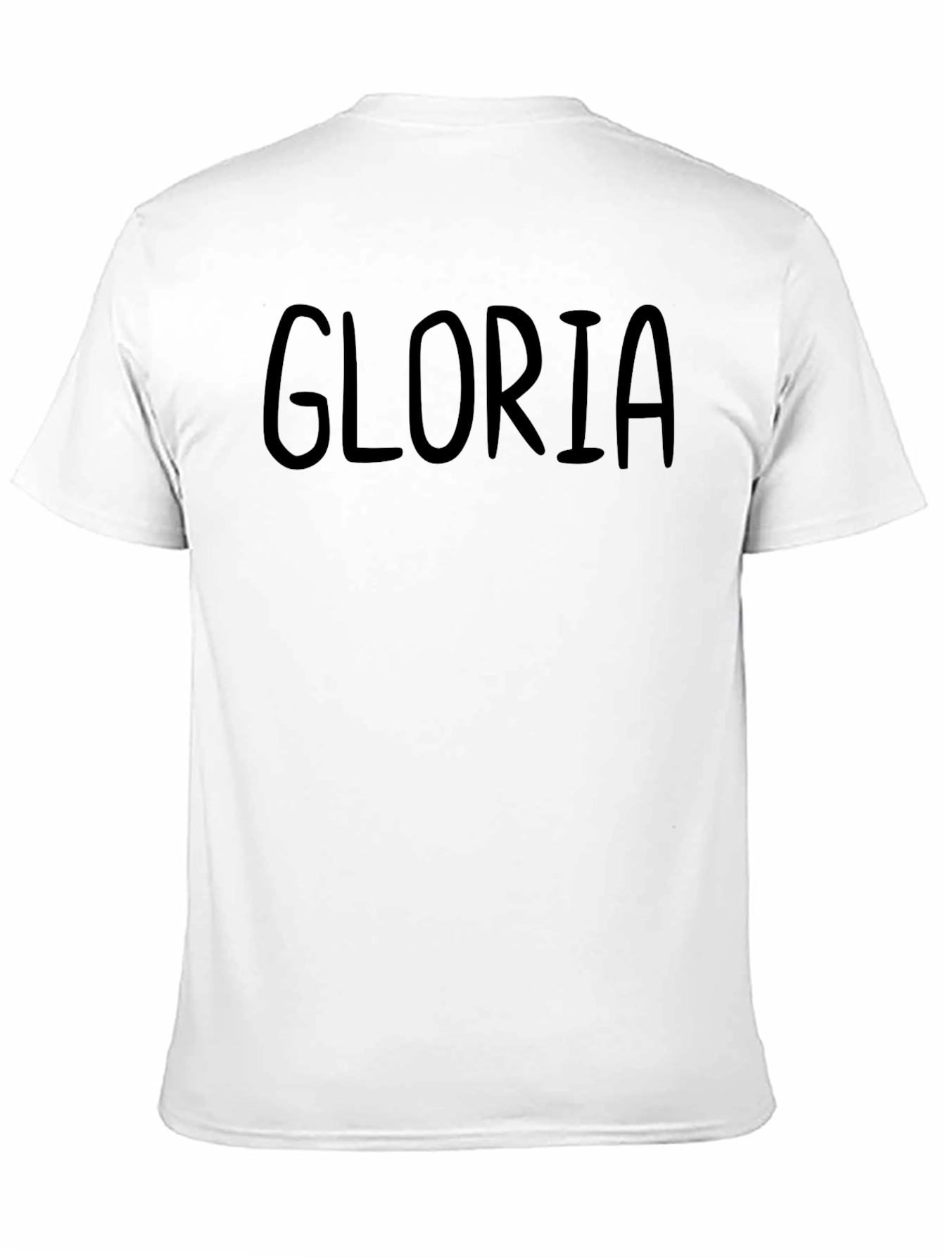 Gloria Personalized Black T-Shirt