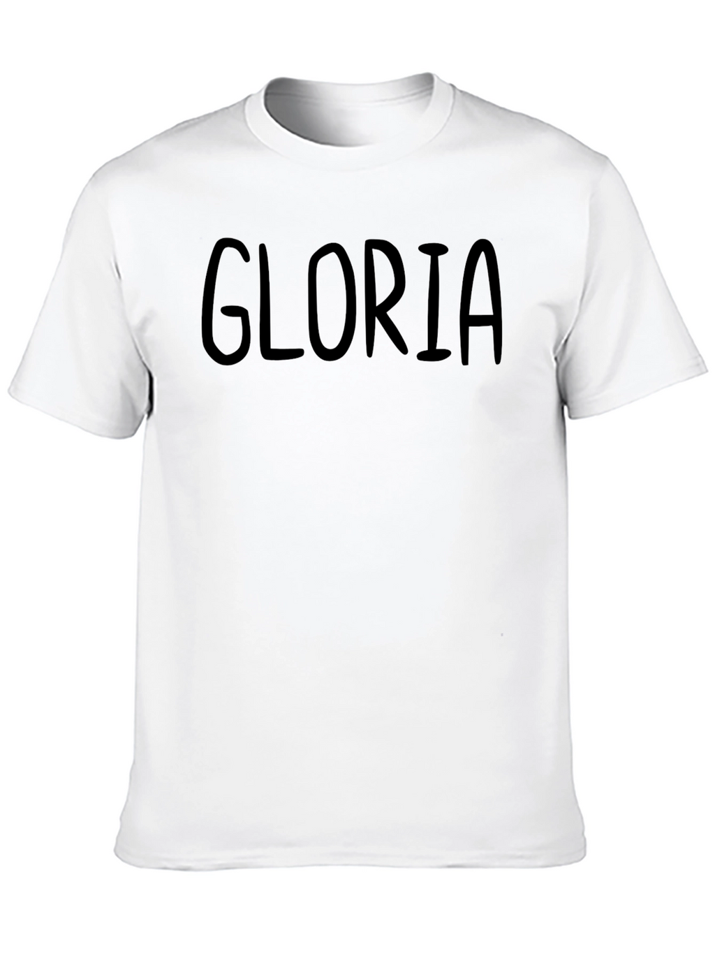 Gloria Personalized Black T-Shirt