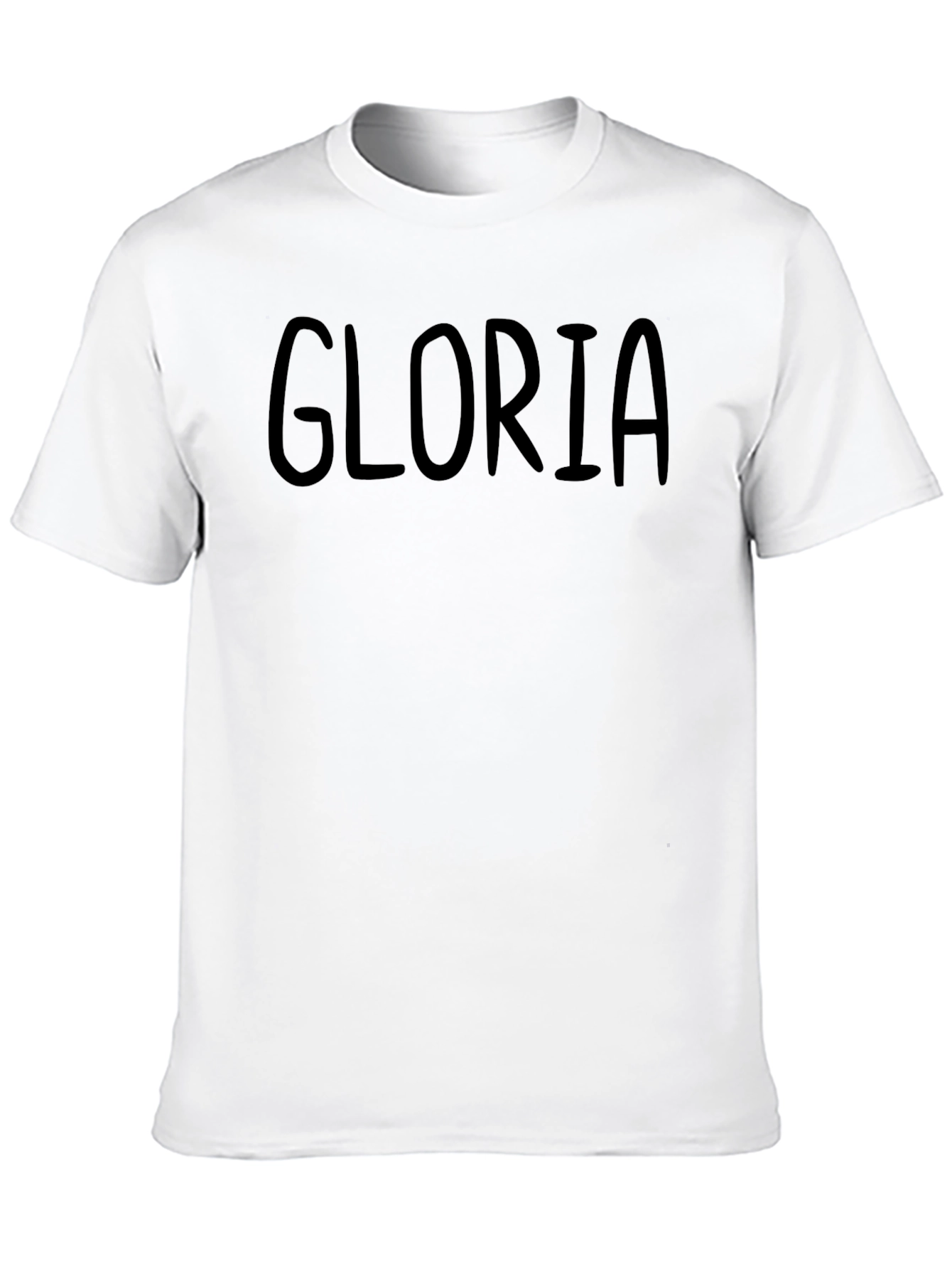 Gloria Personalized Black T-Shirt