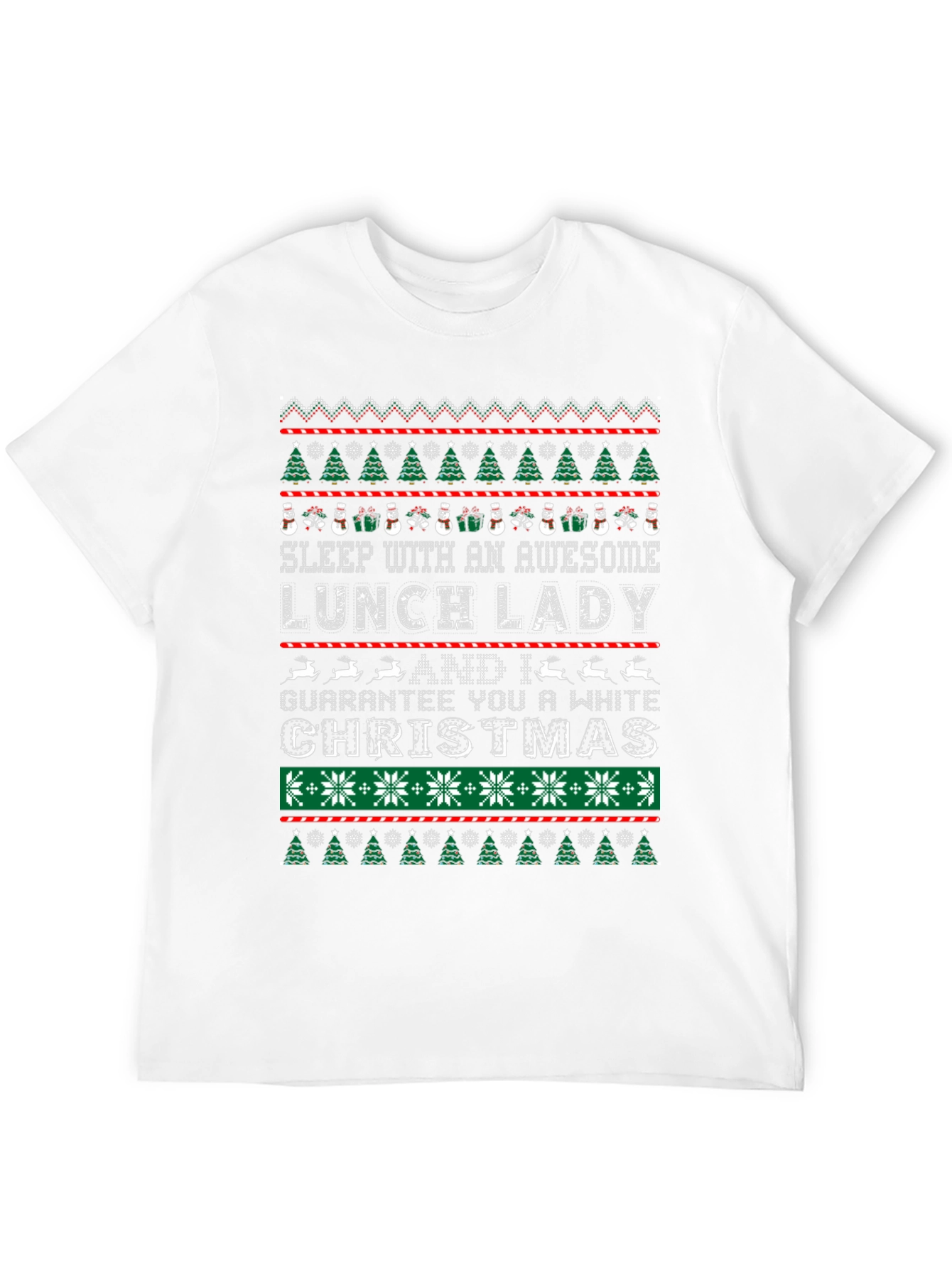Awesome Lunch Lady Christmas T-Shirt