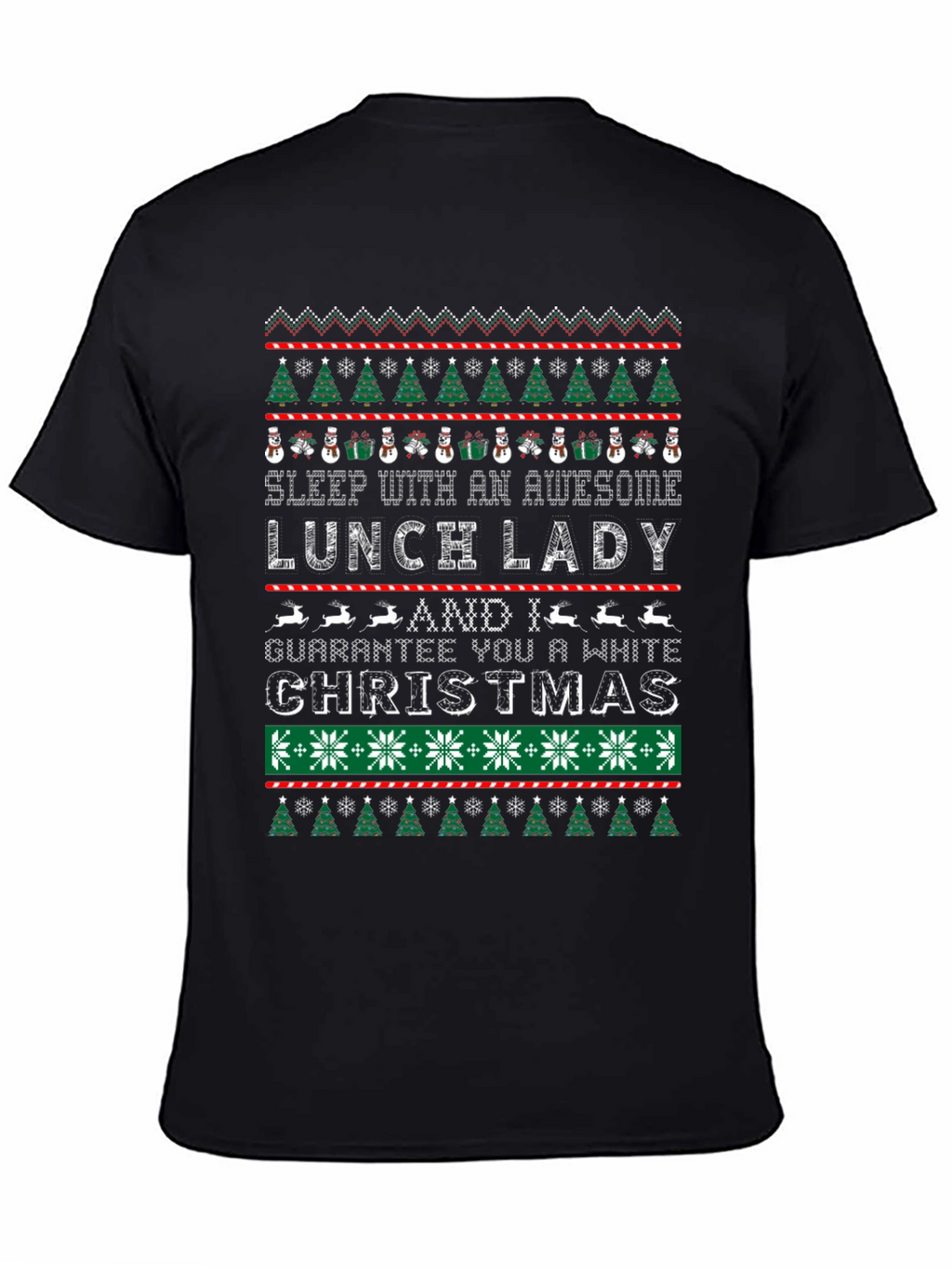 Awesome Lunch Lady Christmas T-Shirt