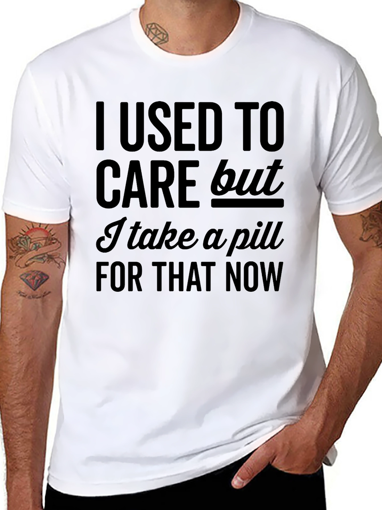 I Used To Care Funny Graphic Tee