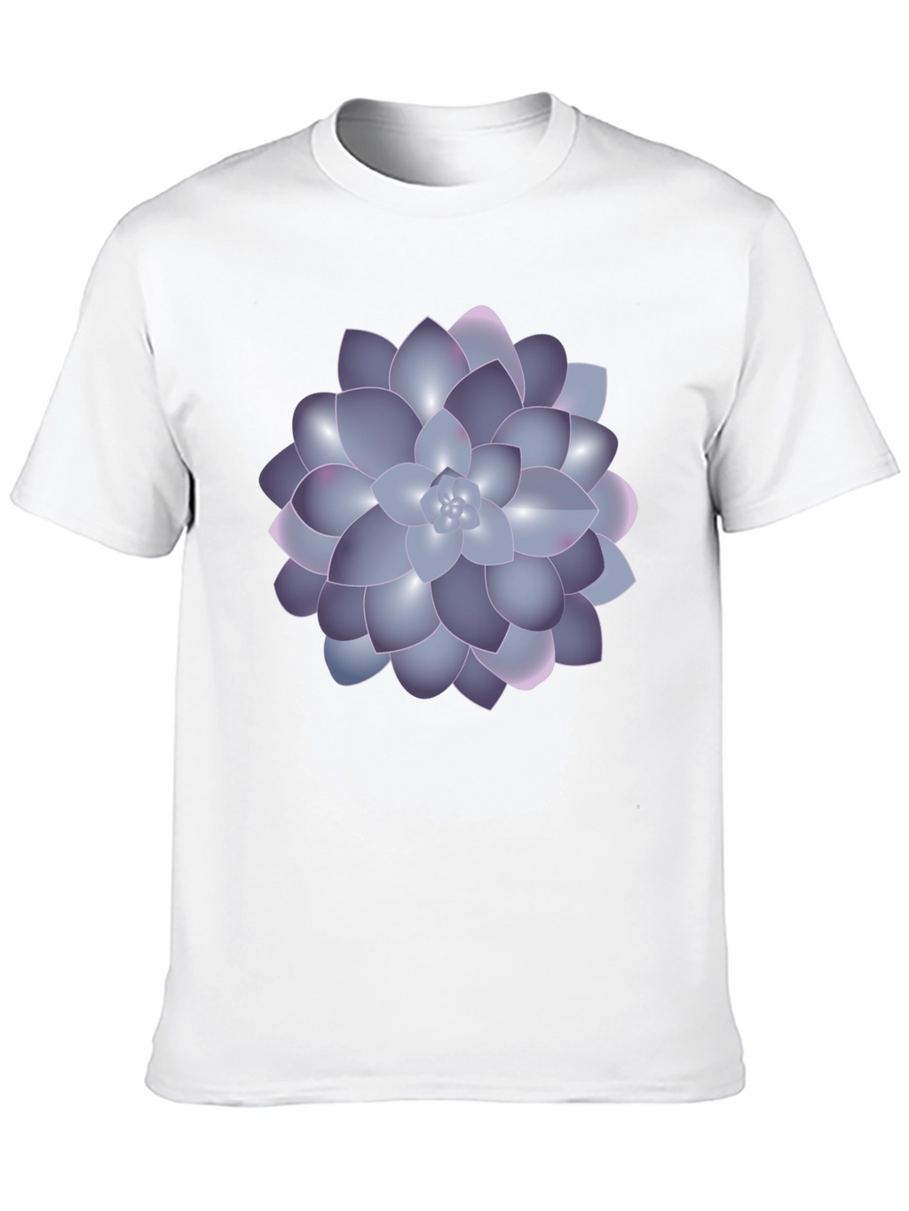 Succulent Graphic Black T-Shirt
