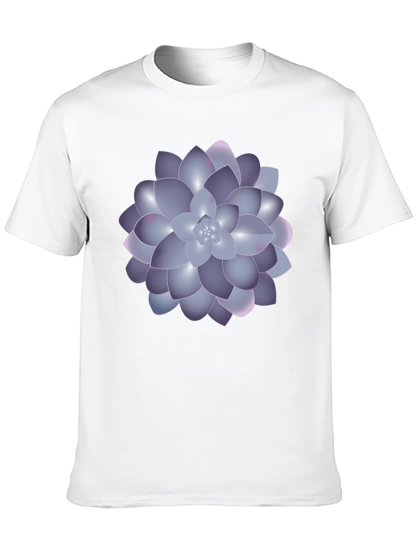 Succulent Graphic Black T-Shirt