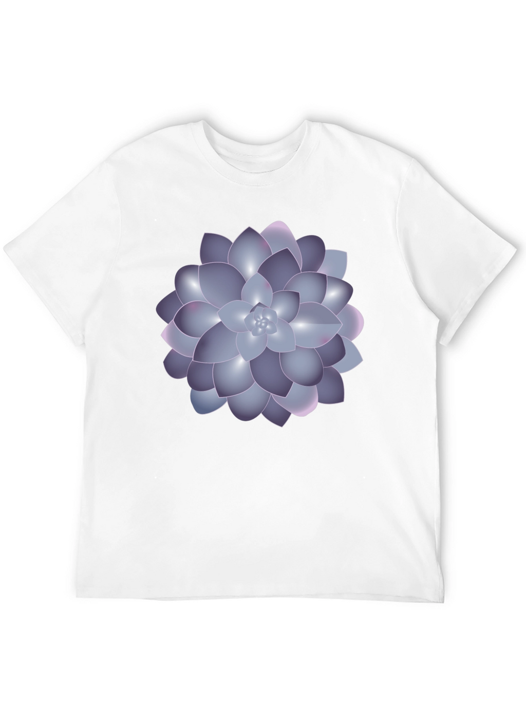 Succulent Graphic Black T-Shirt