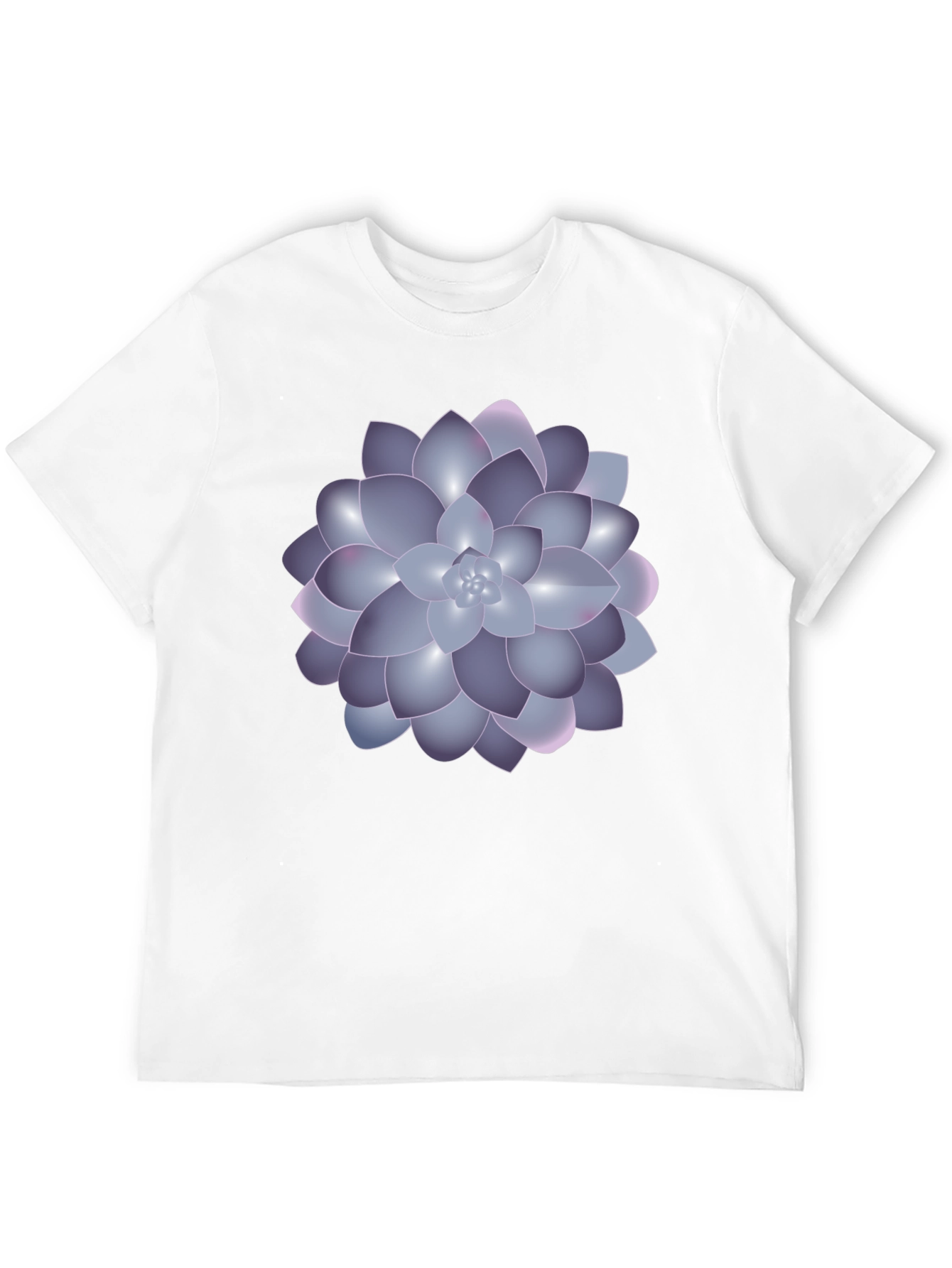 Succulent Graphic Black T-Shirt