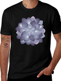 Succulent Graphic Black T-Shirt