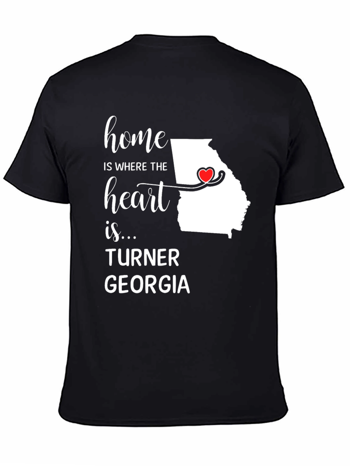 Georgia Home Heart T-Shirt - Turner Georgia