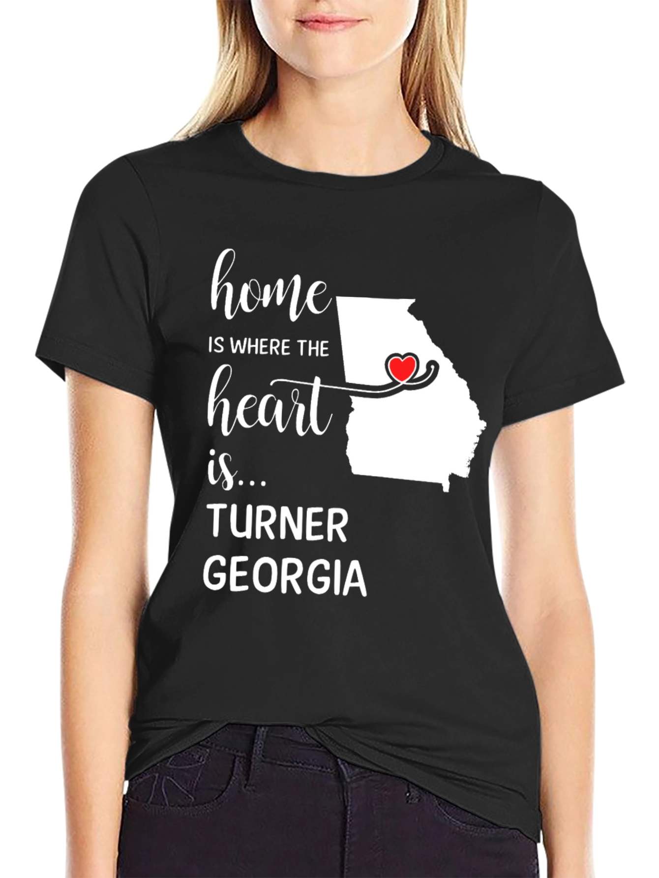 Georgia Home Heart T-Shirt - Turner Georgia