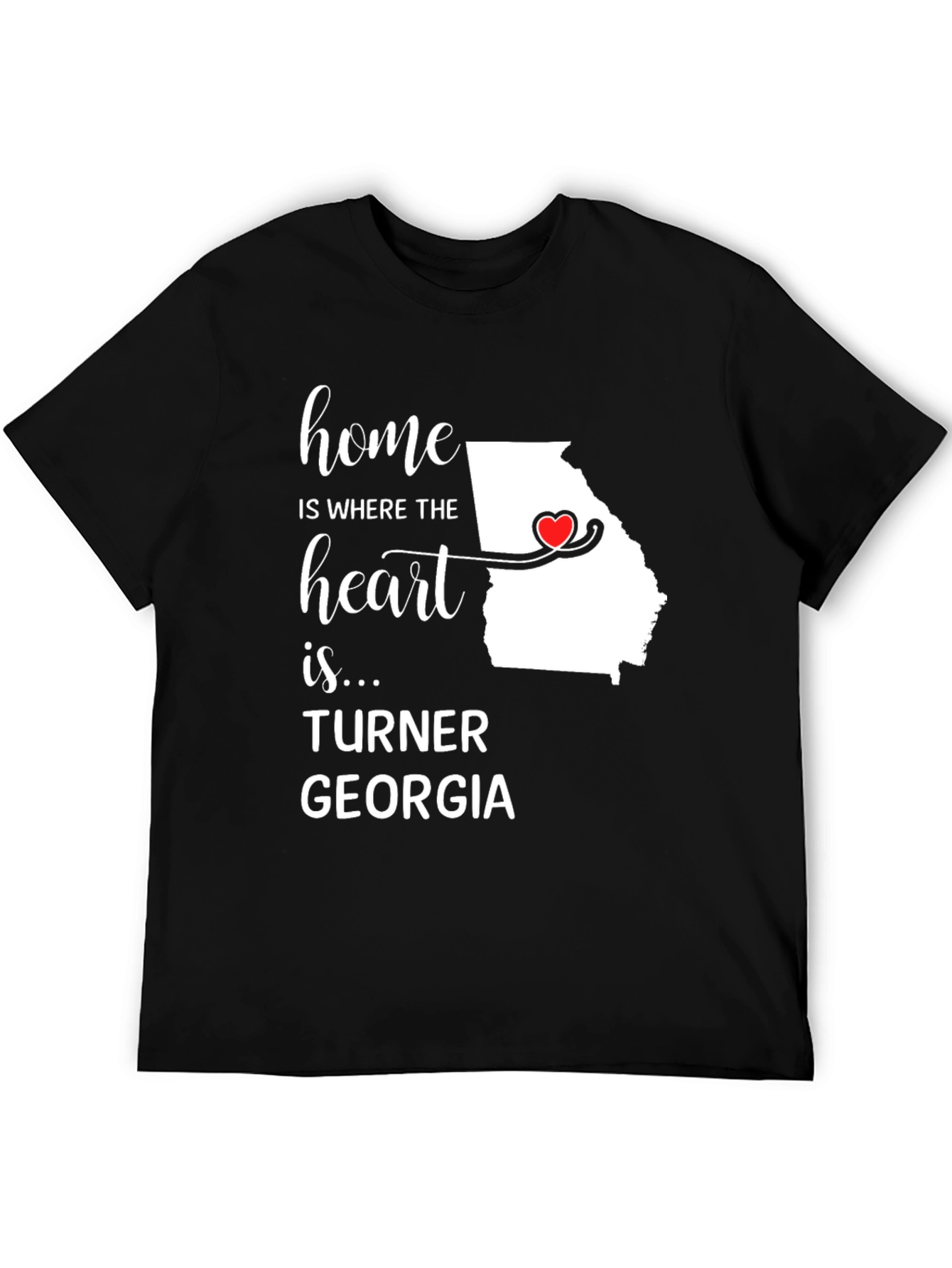 Georgia Home Heart T-Shirt - Turner Georgia