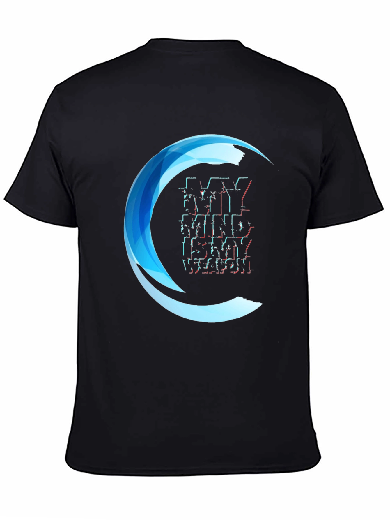 My Mind Is My Weapon Graphic Tee - Black