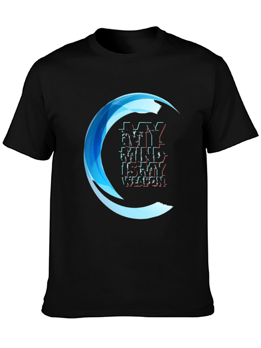 My Mind Is My Weapon Graphic Tee - Black