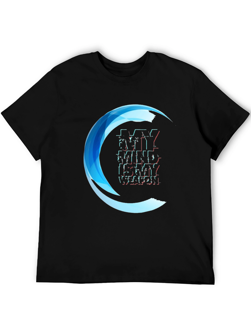 My Mind Is My Weapon Graphic Tee - Black