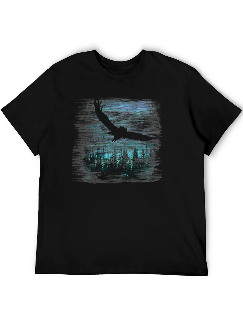 Eagle Forest Graphic Tee - Dark Night Design