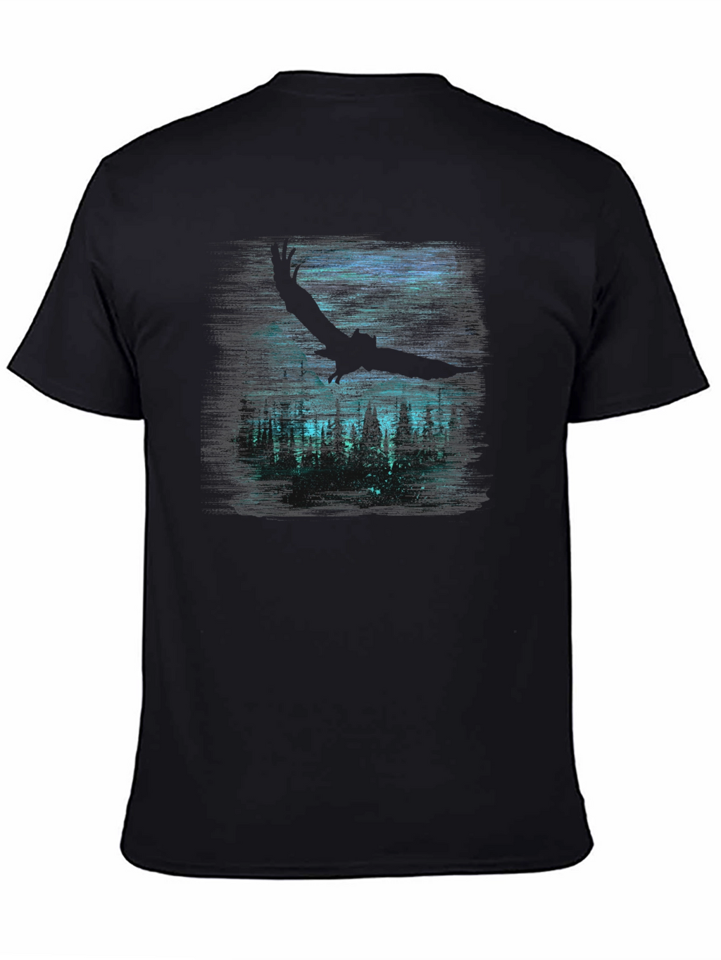 Eagle Forest Graphic Tee - Dark Night Design