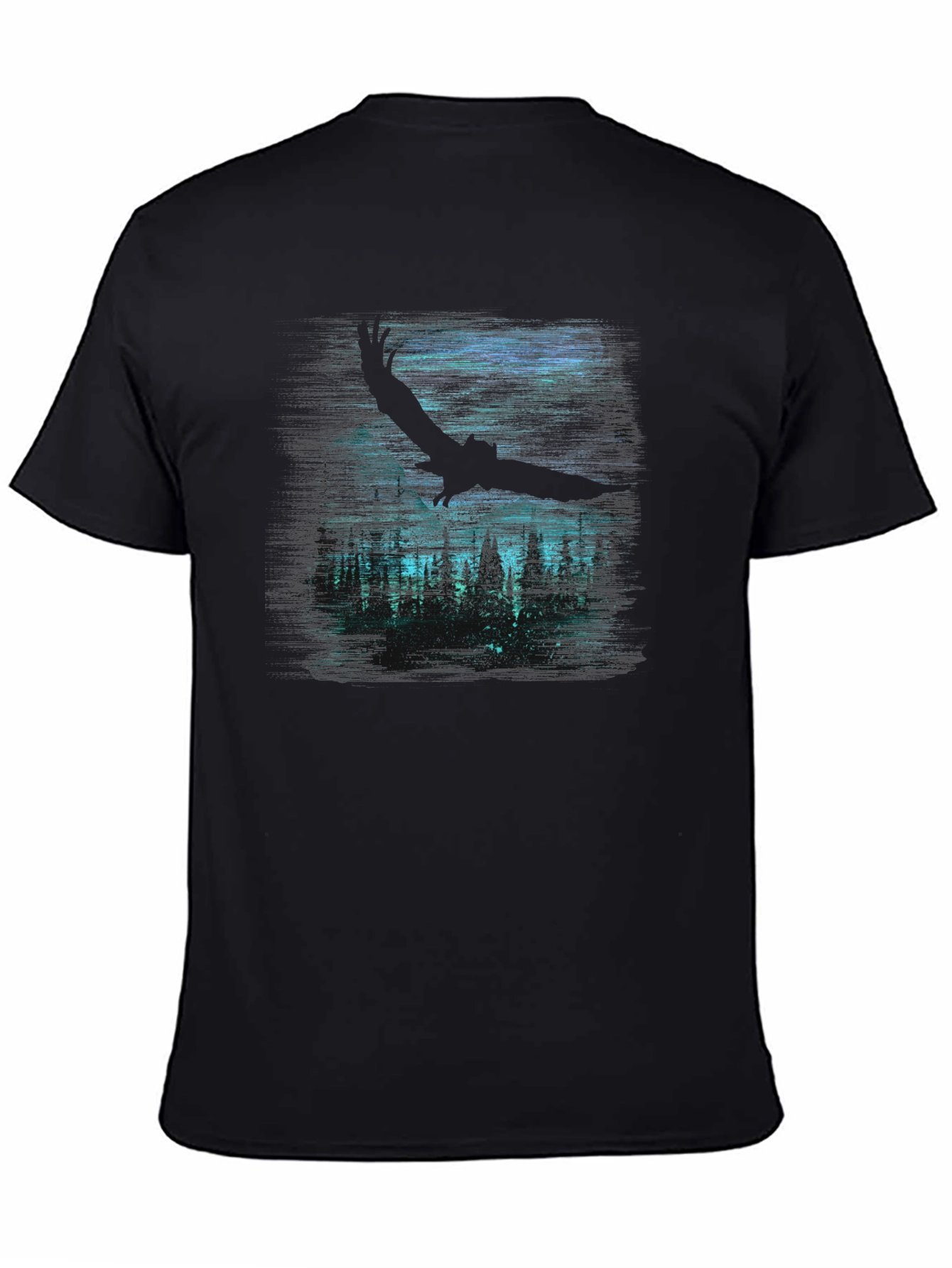 Eagle Forest Graphic Tee - Dark Night Design