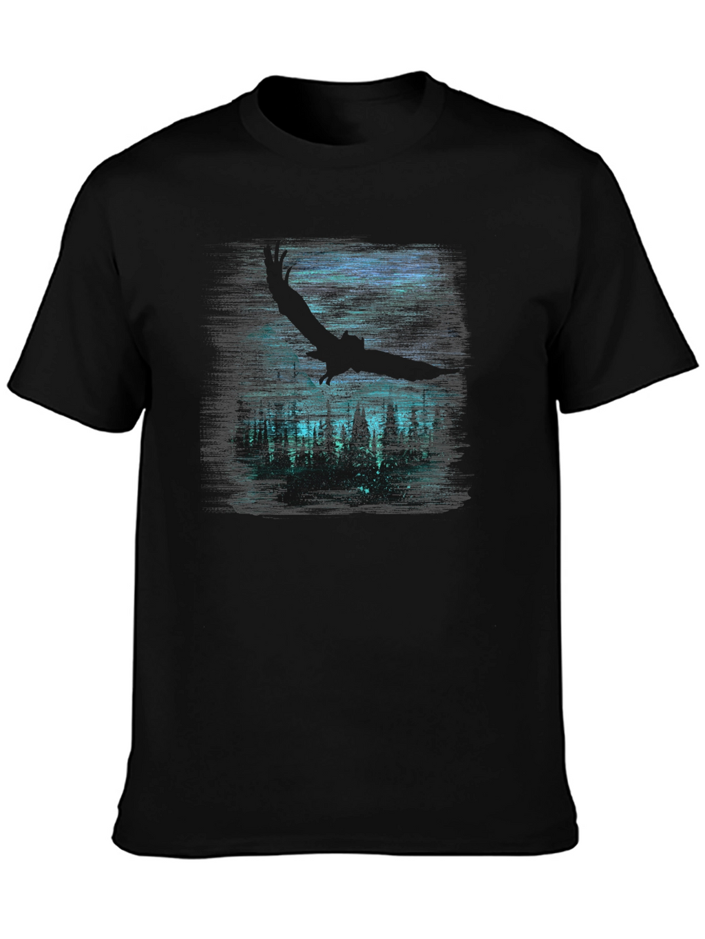 Eagle Forest Graphic Tee - Dark Night Design