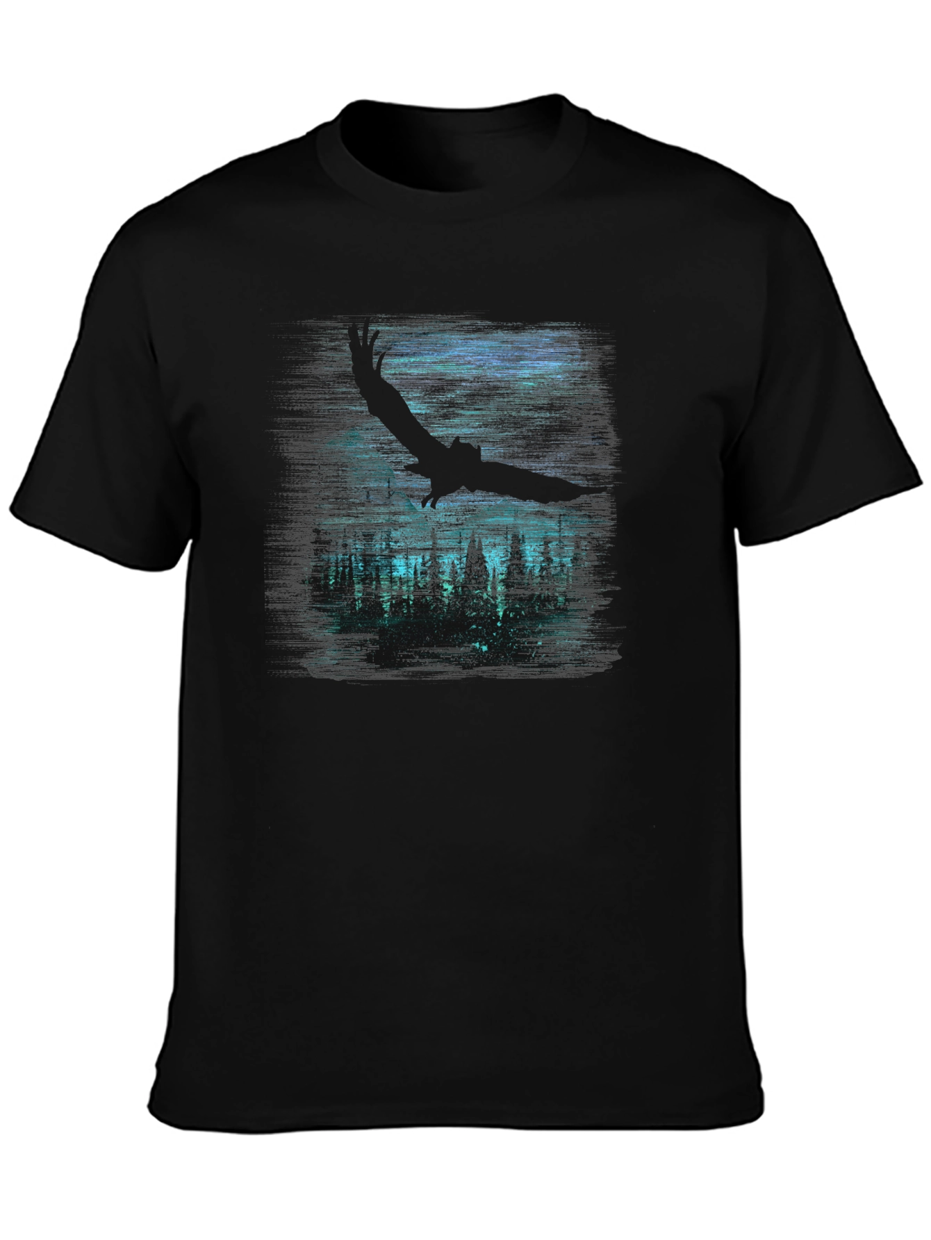 Eagle Forest Graphic Tee - Dark Night Design
