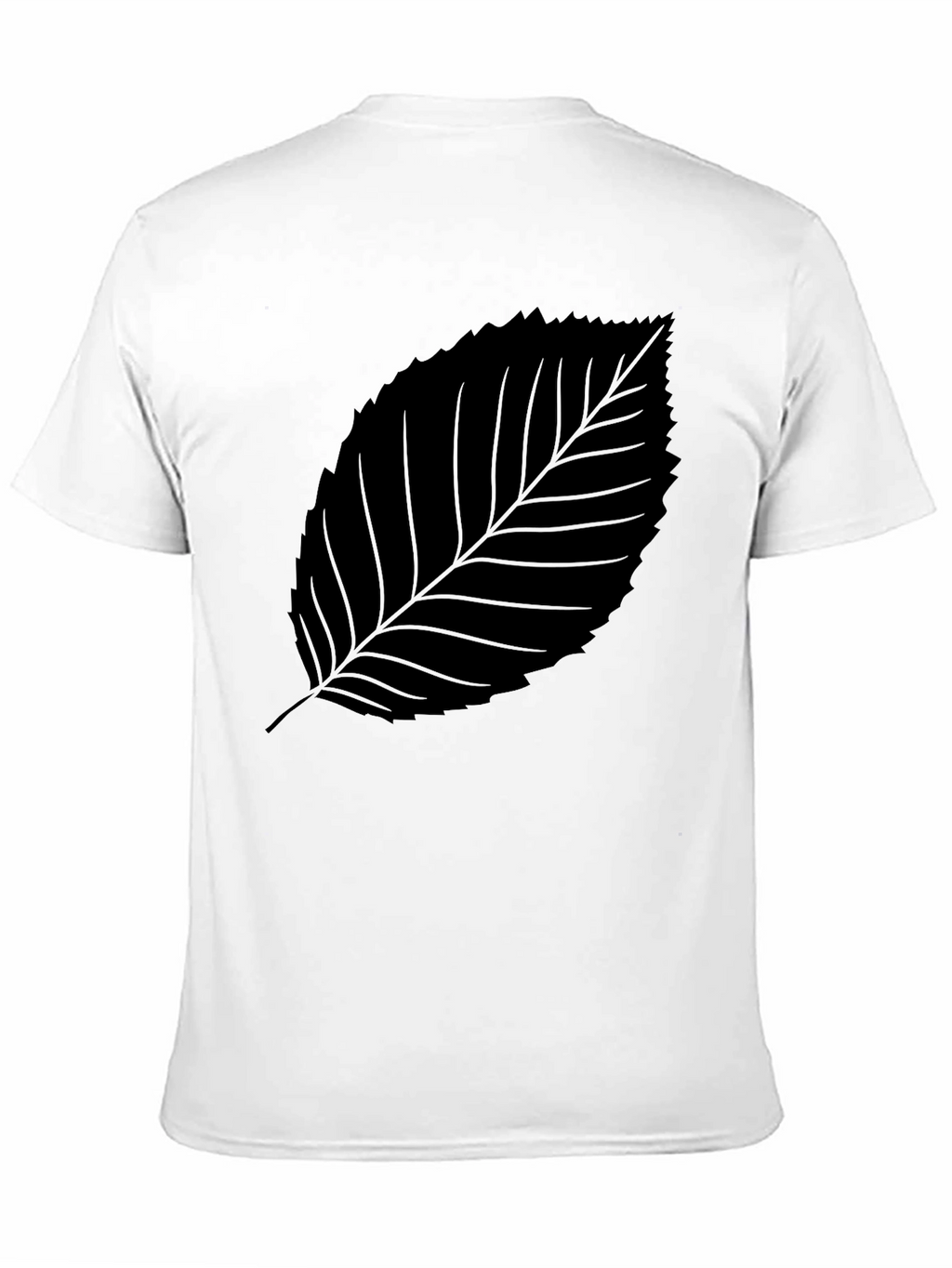 Black Leaf Graphic Tee - Stylish & Comfortable