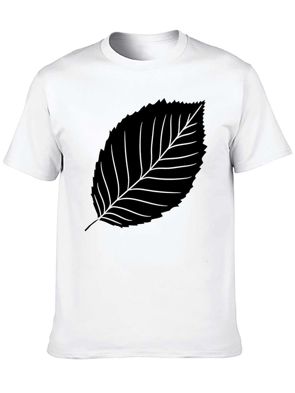 Black Leaf Graphic Tee - Stylish & Comfortable