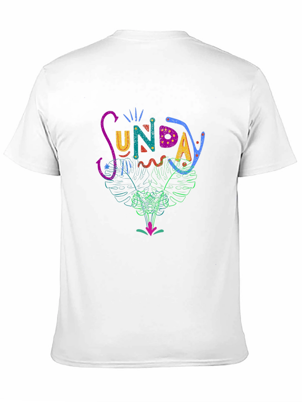 Sunday Graphic Print T-Shirt - Casual Stylish