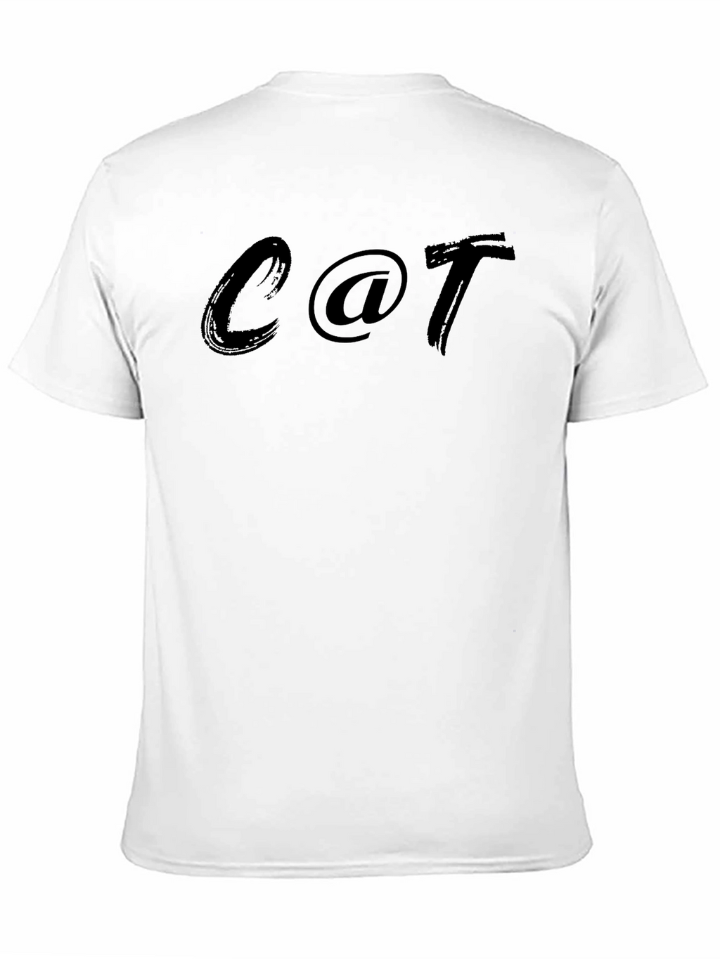 C@T Funny Black Graphic Tee