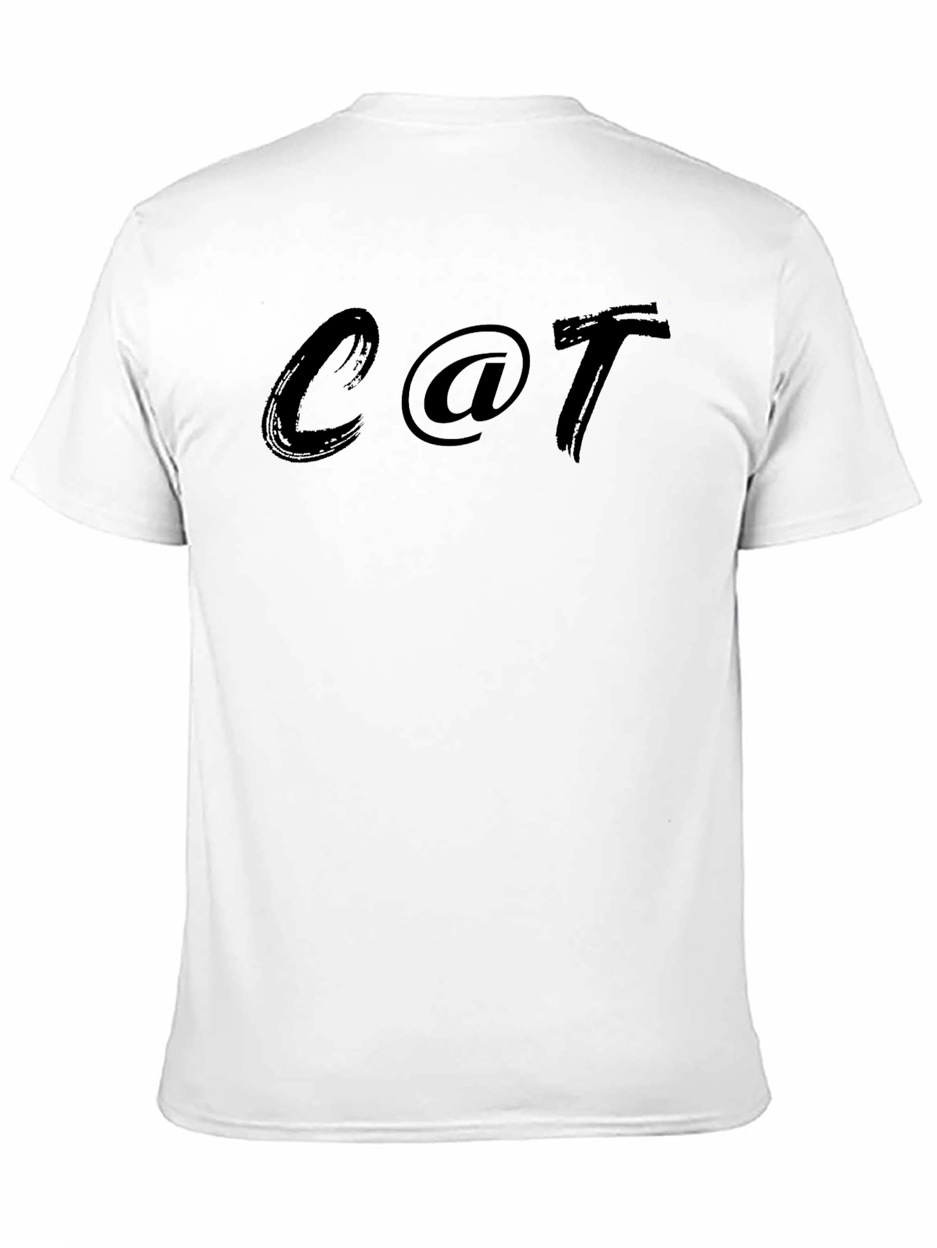 C@T Funny Black Graphic Tee