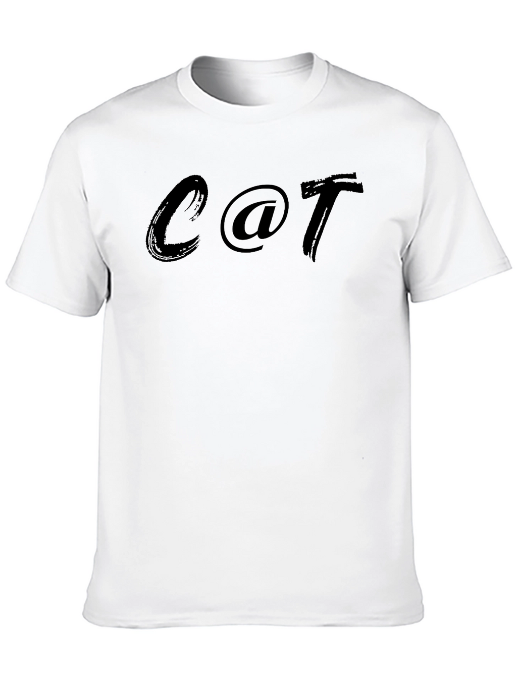C@T Funny Black Graphic Tee