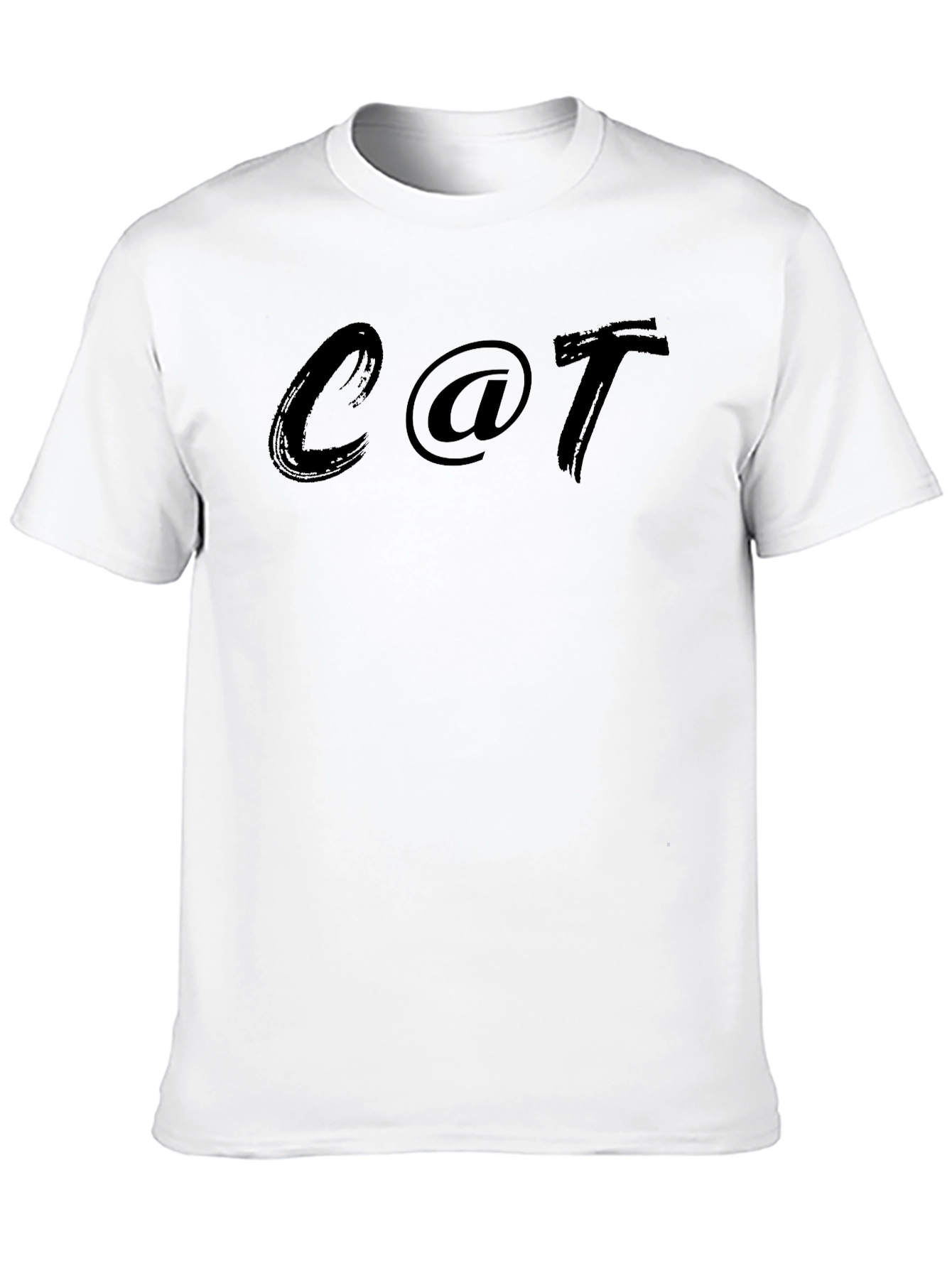 C@T Funny Black Graphic Tee