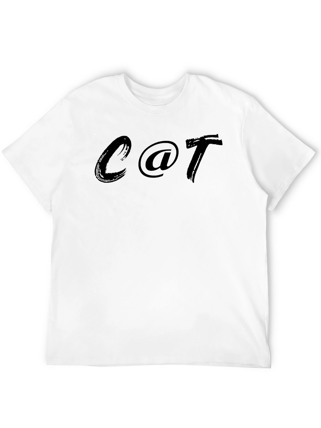 C@T Funny Black Graphic Tee