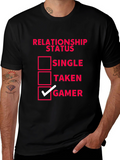 Relationship Status Gamer T-Shirt - Black